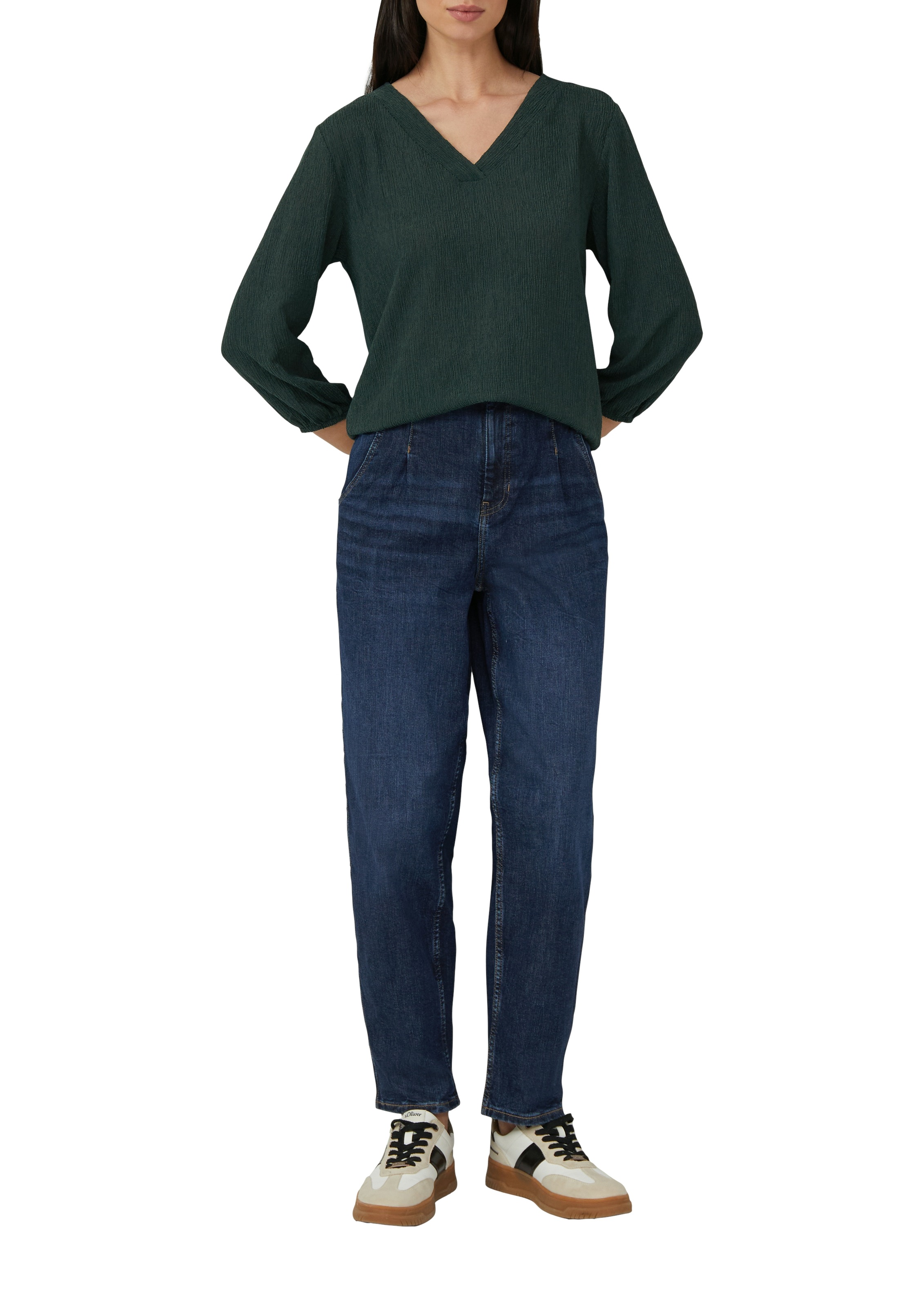 s.Oliver 3/4-Arm-Shirt, mit V-Ausschnitt