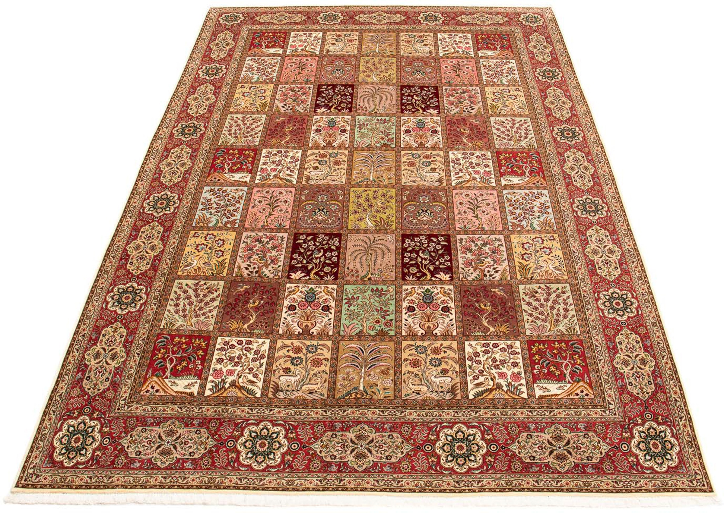 Image of morgenland Orientteppich »Perser - Täbriz - Royal - 392 x 280 cm - mehrfarbig«, rechteckig, 7 mm Höhe, Wohnzimmer, Handgeknüpft, Einzelstück mit Zertifikat bei Ackermann Versand Schweiz