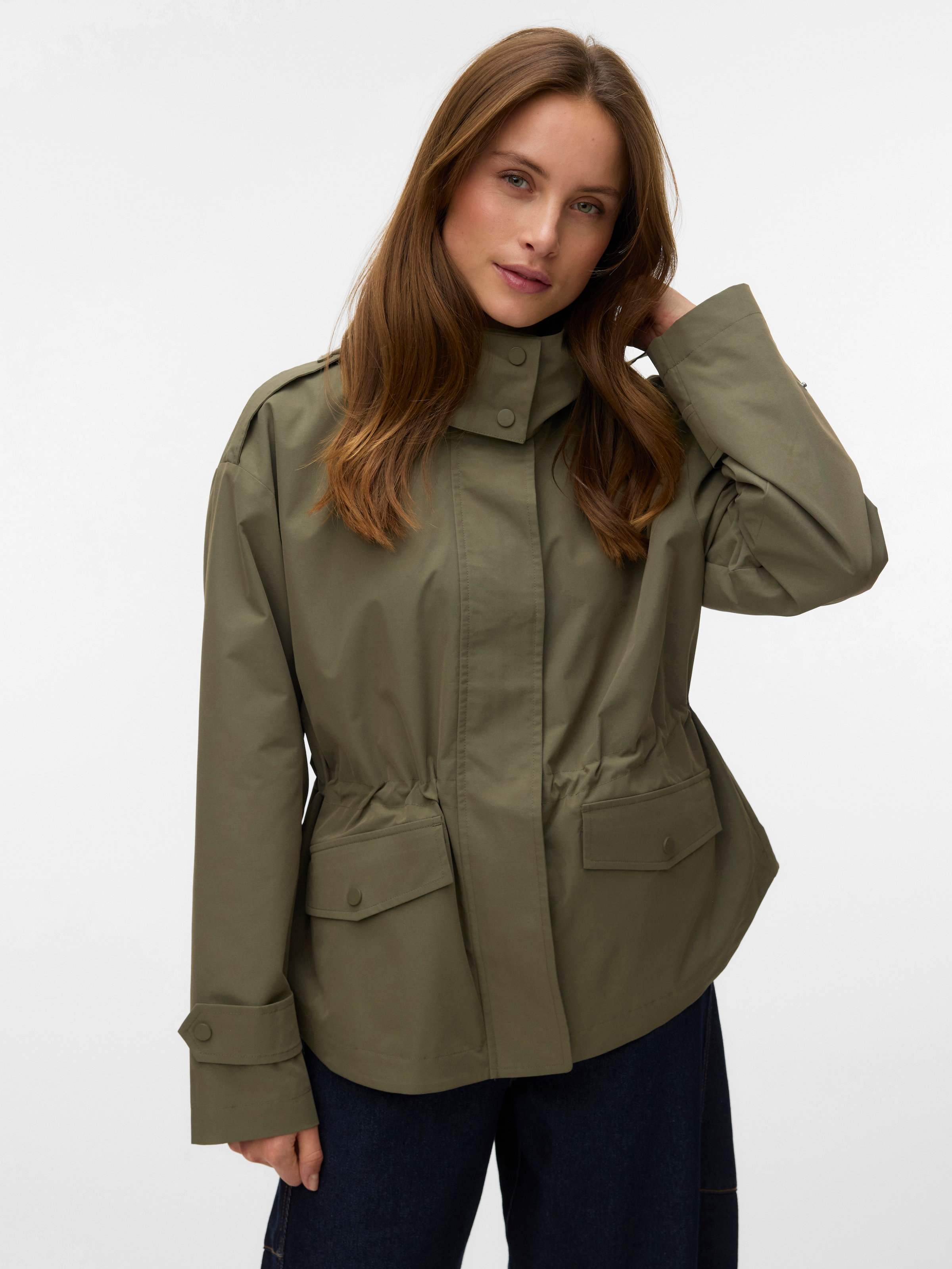 Image of Vero Moda Kurzjacke "VMLEANNE JACKET BOO" mit Kapuze