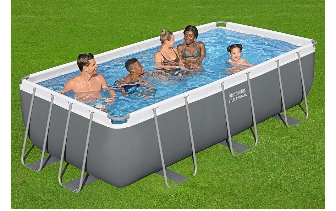 Bestway Jacuzzi »Steel Pro MAX« Rechteckiges Aufstellpool-Set