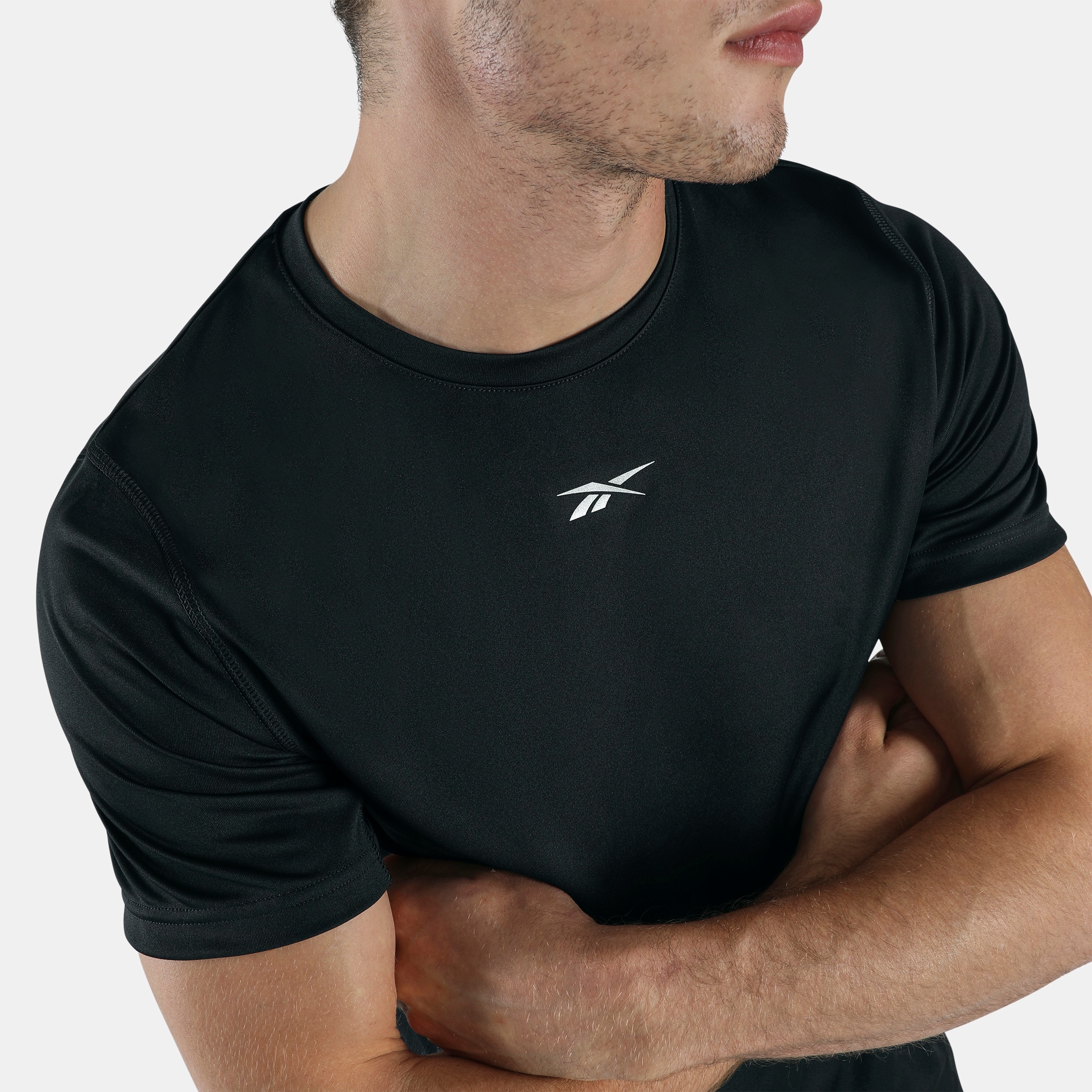 Reebok T-shirt de course »ID RUN T-SHIRT« adapté à l'entraînement de course, en polyester