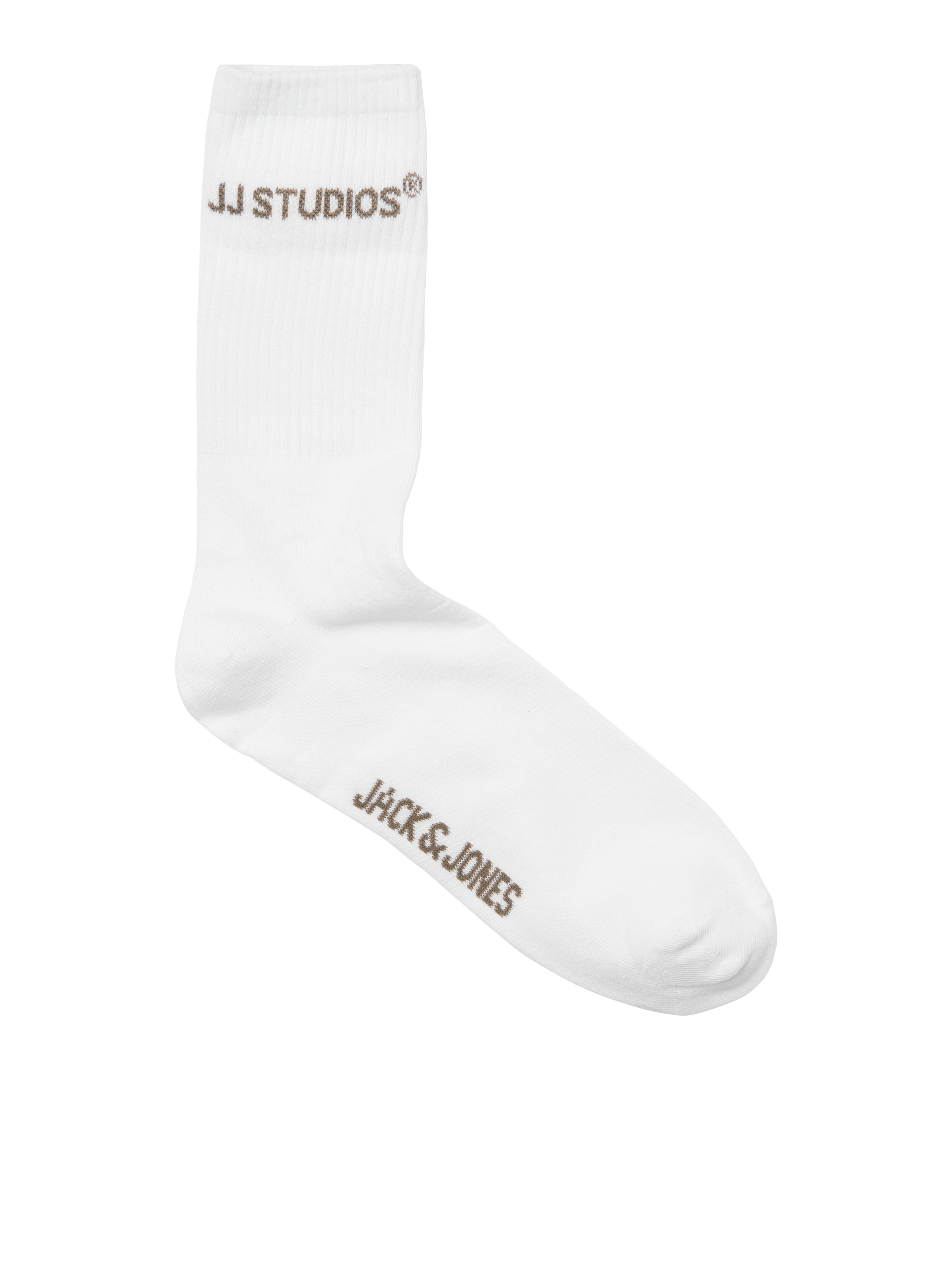 Jack & Jones Chaussettes de loisirs »JACSOHO TENNIS SOCKS 3 PACK NOOS« Paquet, 3 Couple tlg. avec broderie du logo