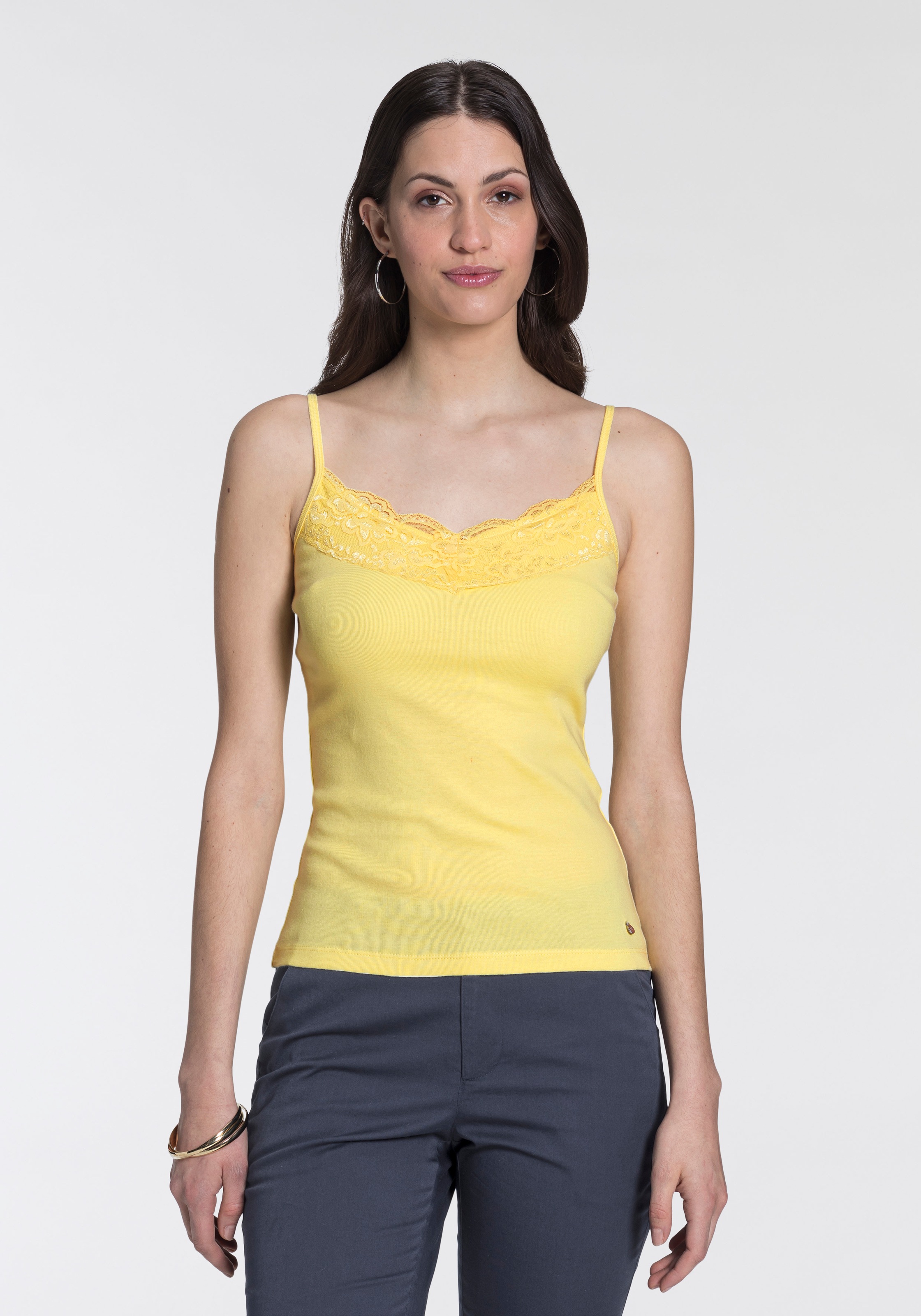 Image of AJC Spaghettitop, mit Spitze bei Ackermann Versand Schweiz