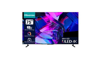 LED-Fernseher »Hisense TV 75U7KQ, 75", ULED 4K, Mini LED, 1000 Nit, 144 Hz«, 191 cm/75...