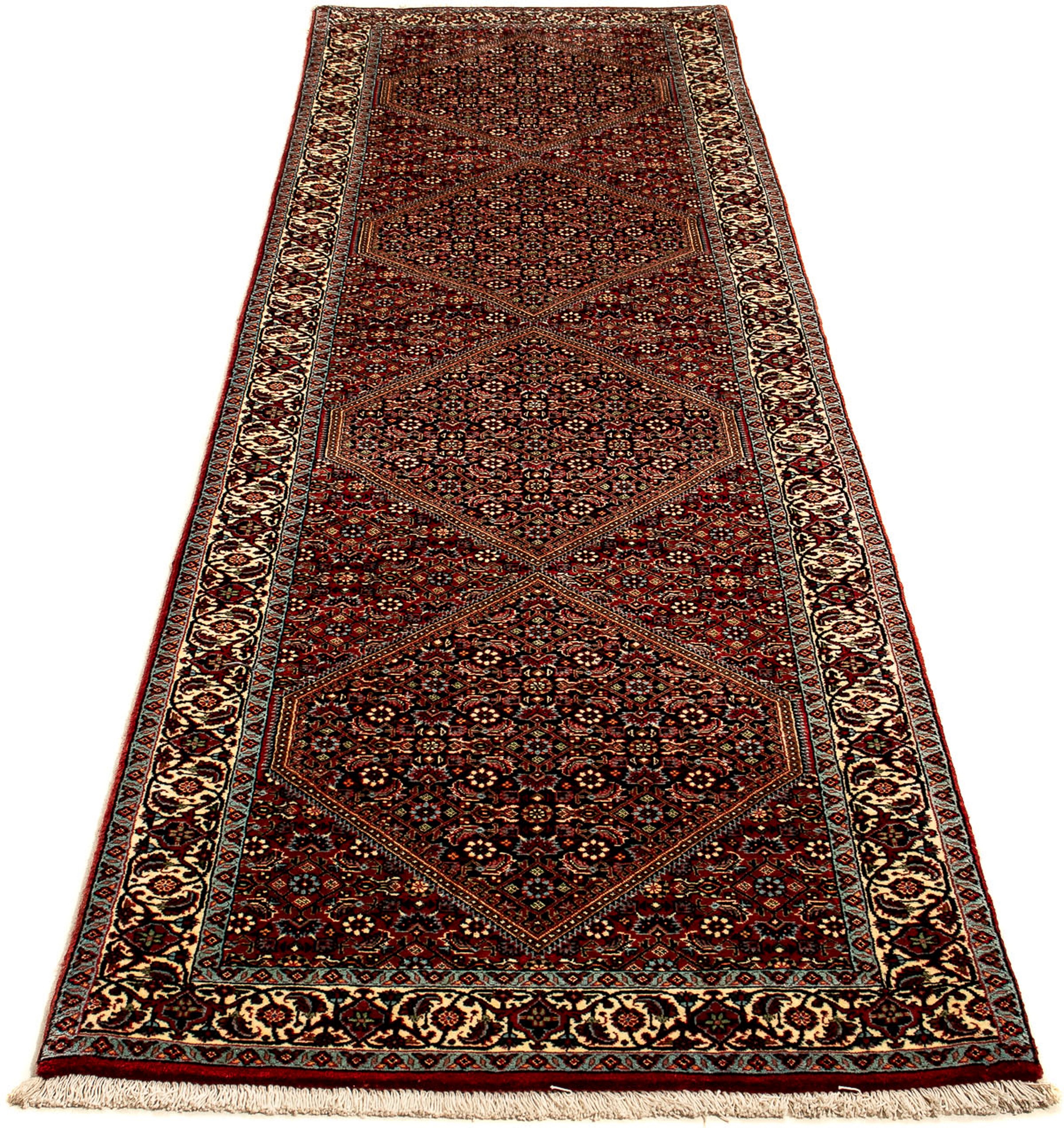 Image of morgenland Orientteppich »Perser - Bidjar - 313 x 82 cm - braun«, rechteckig, 15 mm Höhe, Wohnzimmer, Handgeknüpft, Einzelstück mit Zertifikat bei Ackermann Versand Schweiz