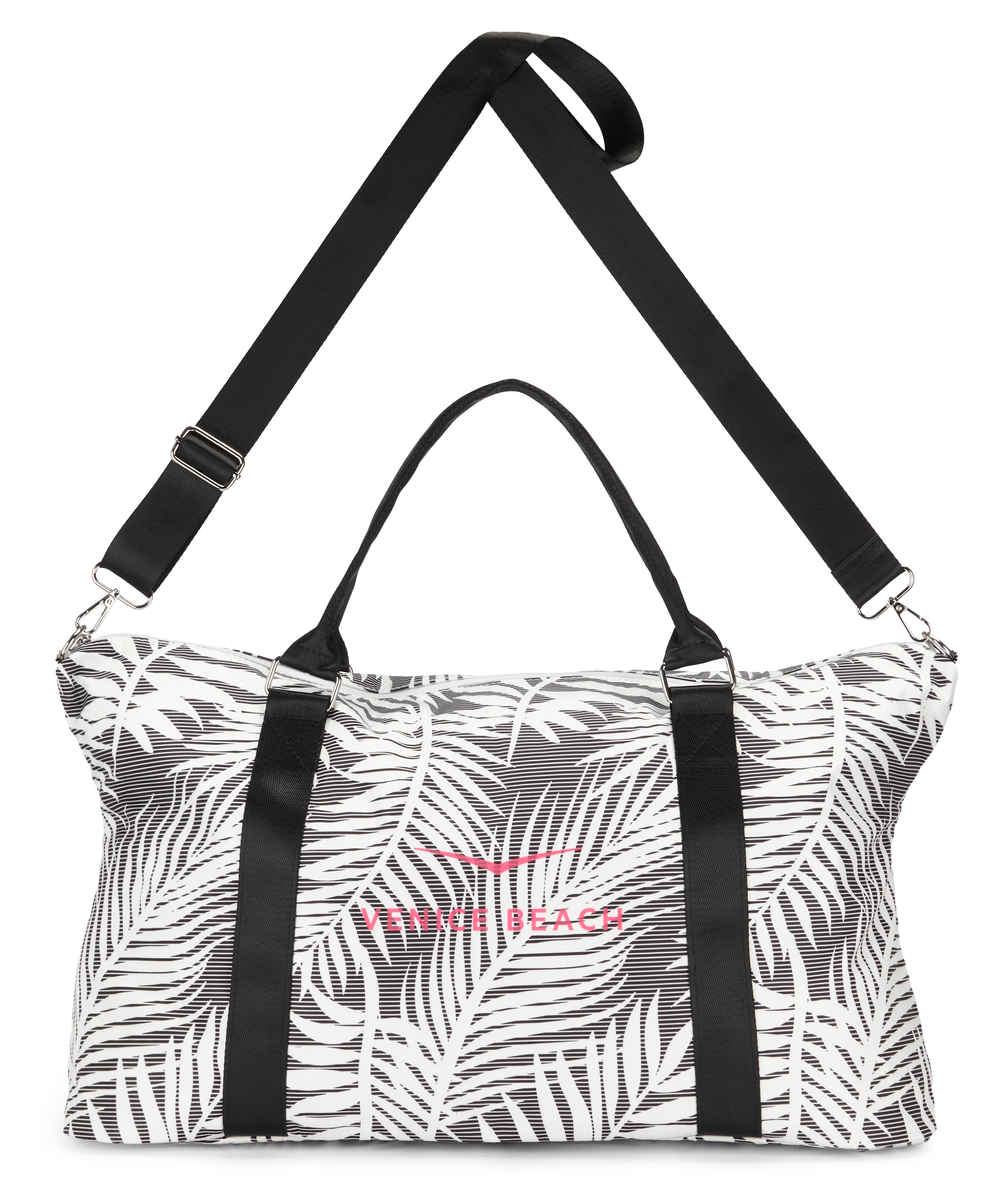 Venice Beach Sporttasche »grosse Umhängetasche, Wellnesstasche, Saunatasche, Reisetasche« Weekender, Strandtasche mit modischem Druck VEGAN