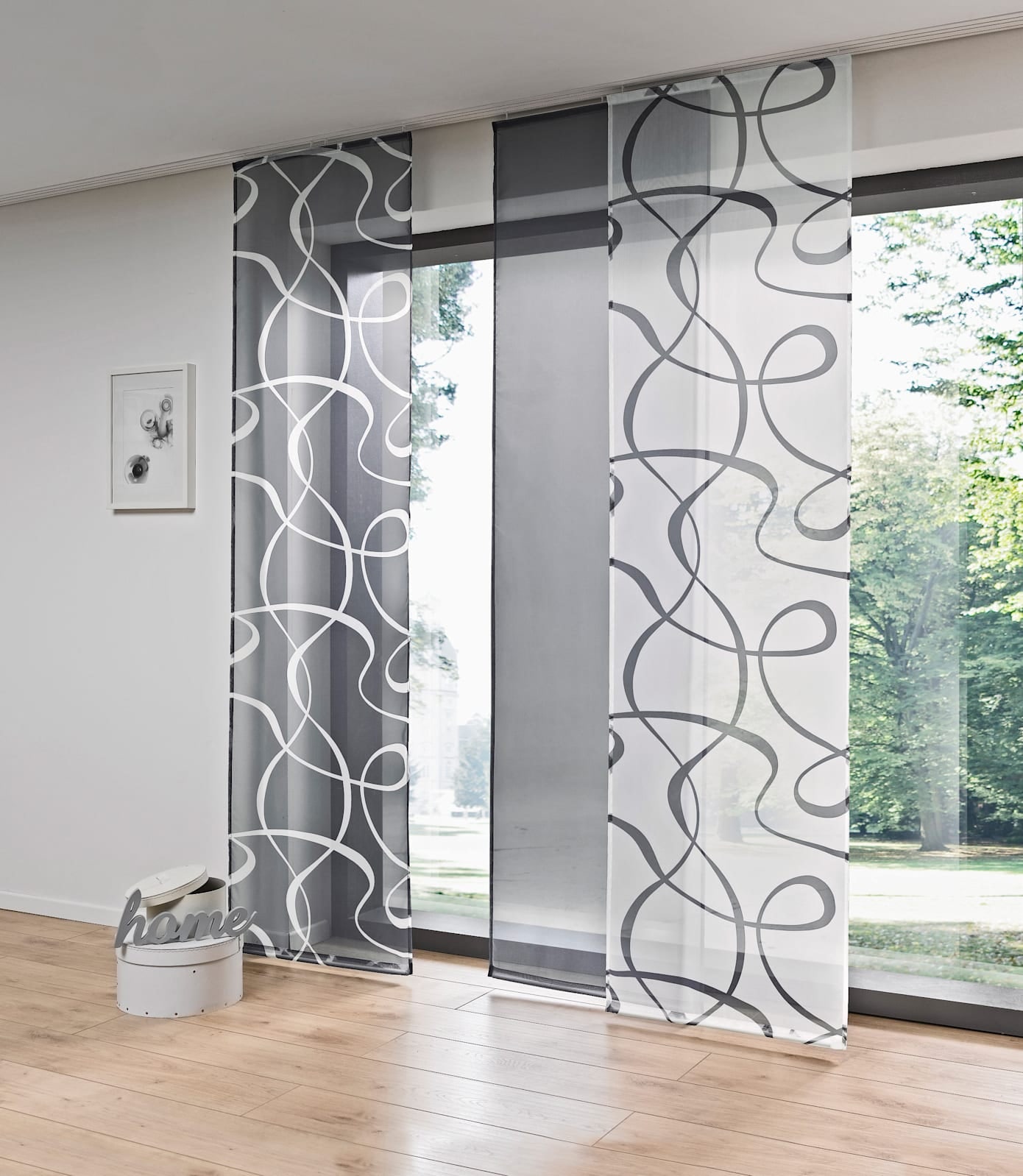 heine home Schiebegardine Klettschiene 1 Stk. tlg.