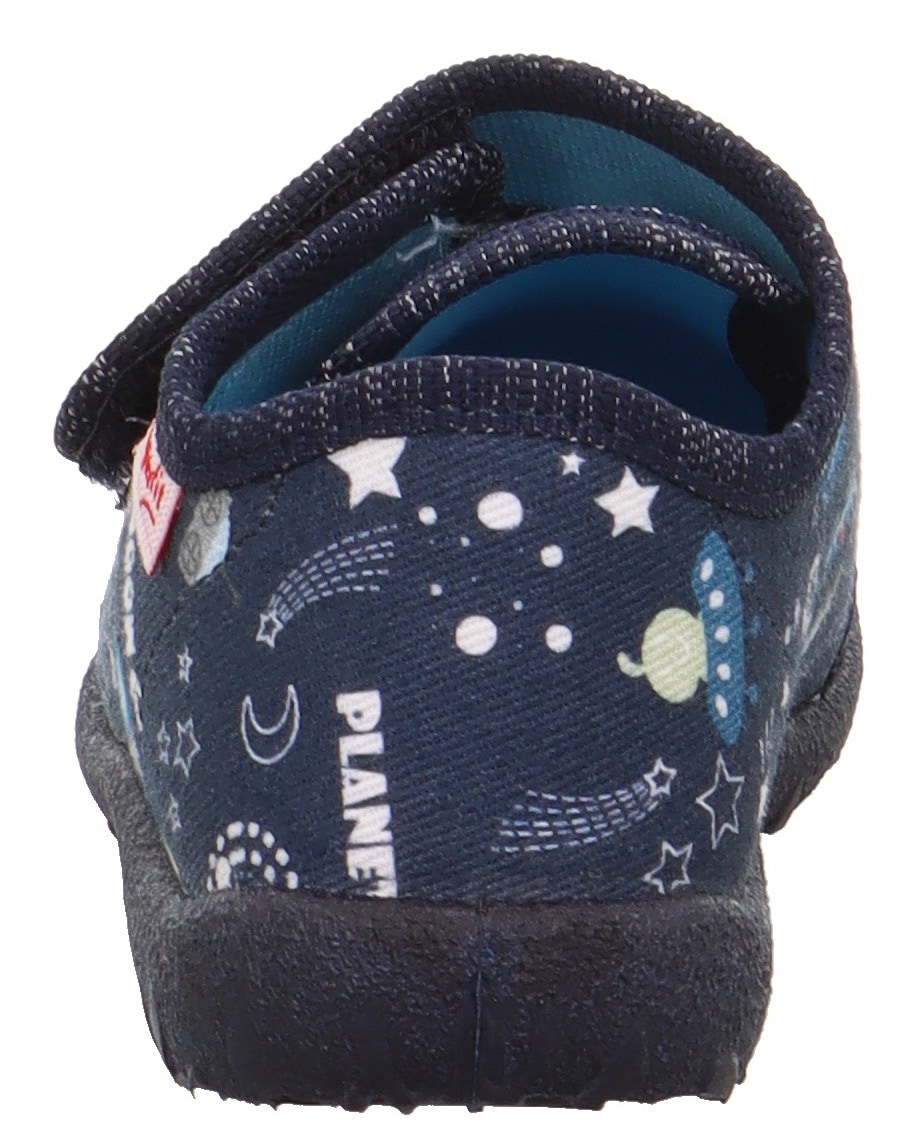 Superfit Hausschuh »SPOTTY WMS: Mittel«, Klettschuh, Kindergarten Schuhe mit Klettriegel