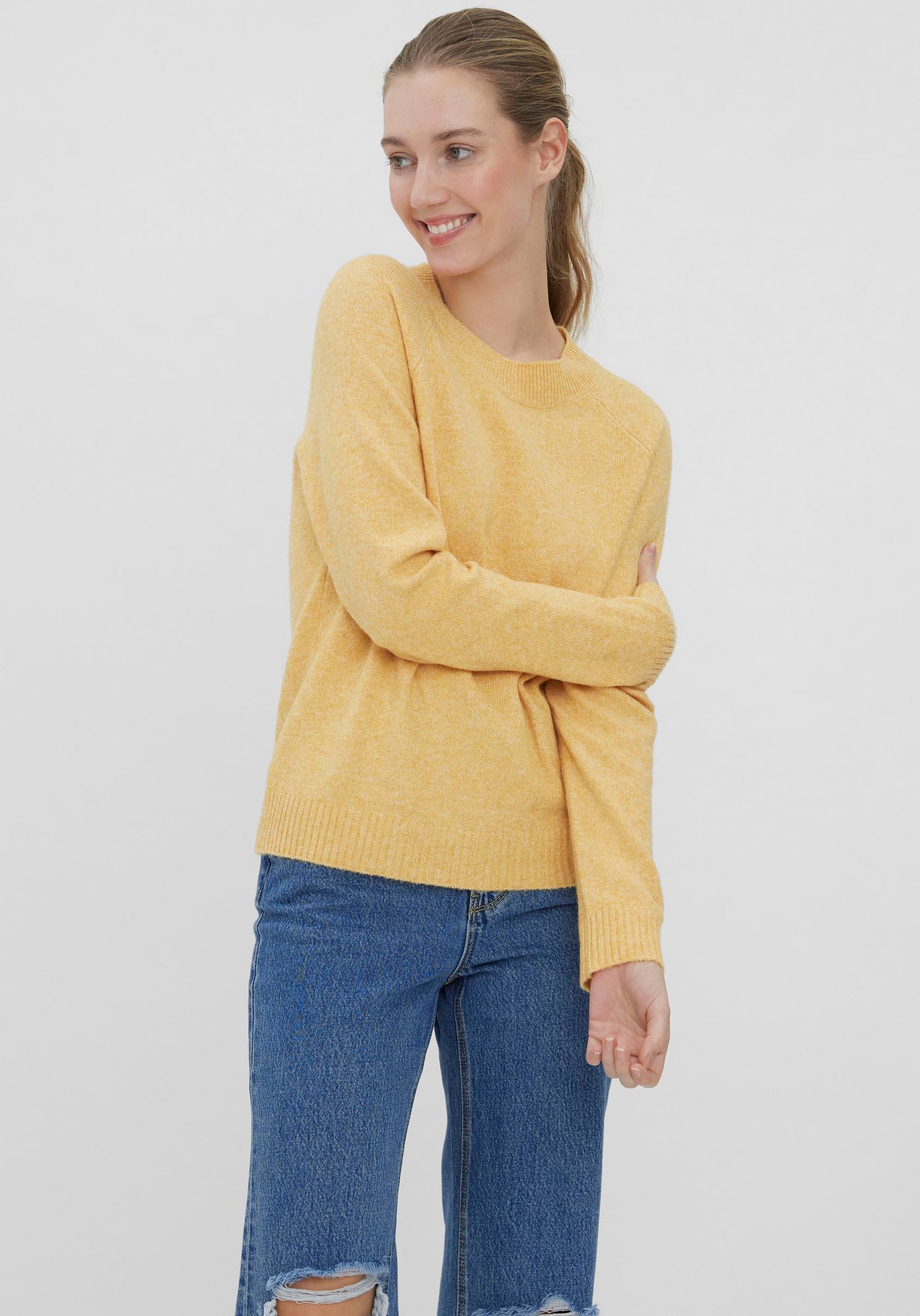 Image of Vero Moda Rundhalspullover »VMDOFFY LS O-NECK BLOUSE« bei Ackermann Versand Schweiz