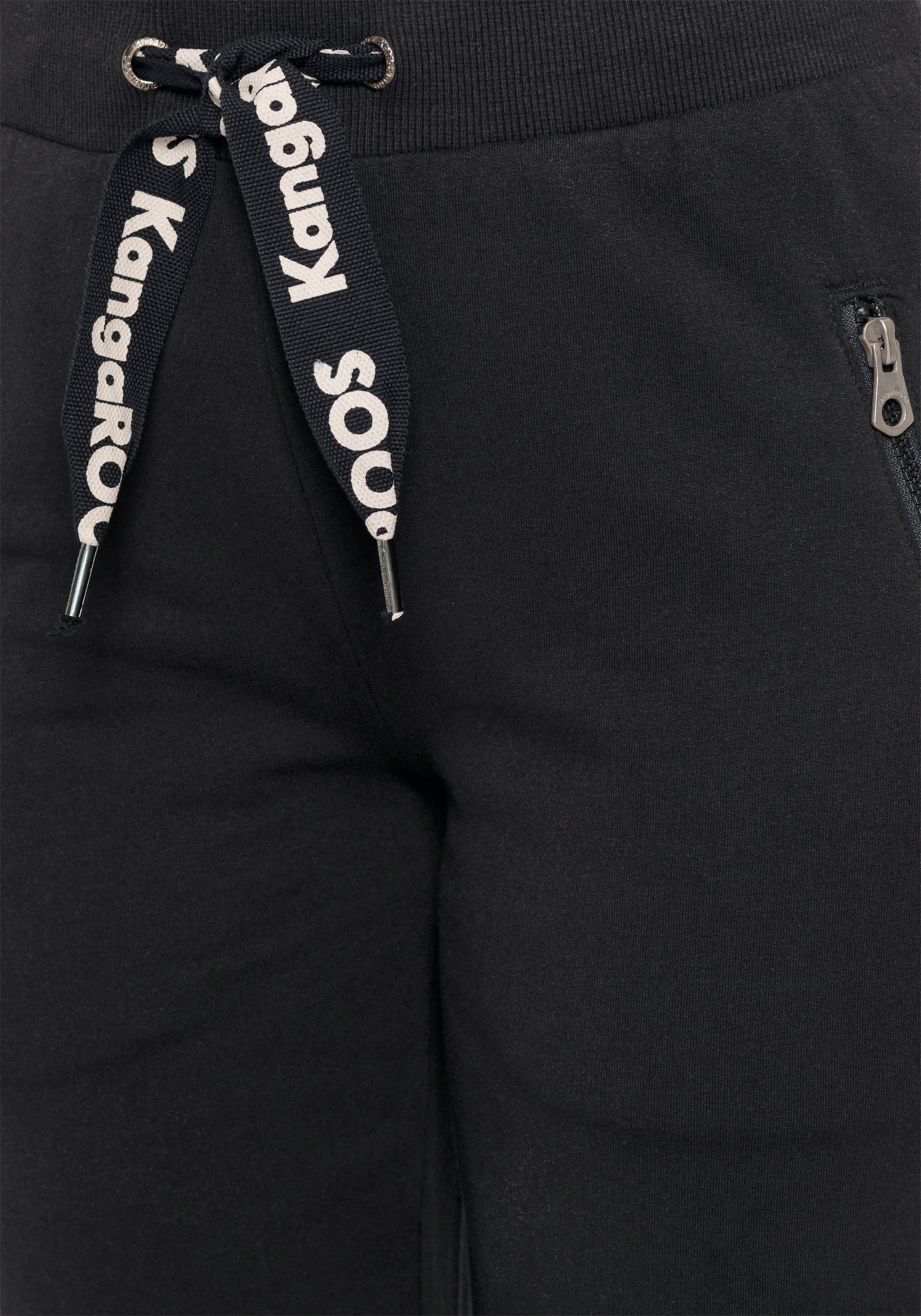 Jetzt KangaROOS Jogger mit -NEUE bestellen Sweatpants und KOLLEKTION Pants, String Zippertaschen Logo