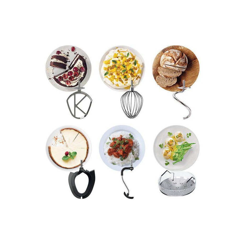 Kenwood Küchenmaschine mit Kochfunktion »Cooking Chef Gourmet, Silberfarben«