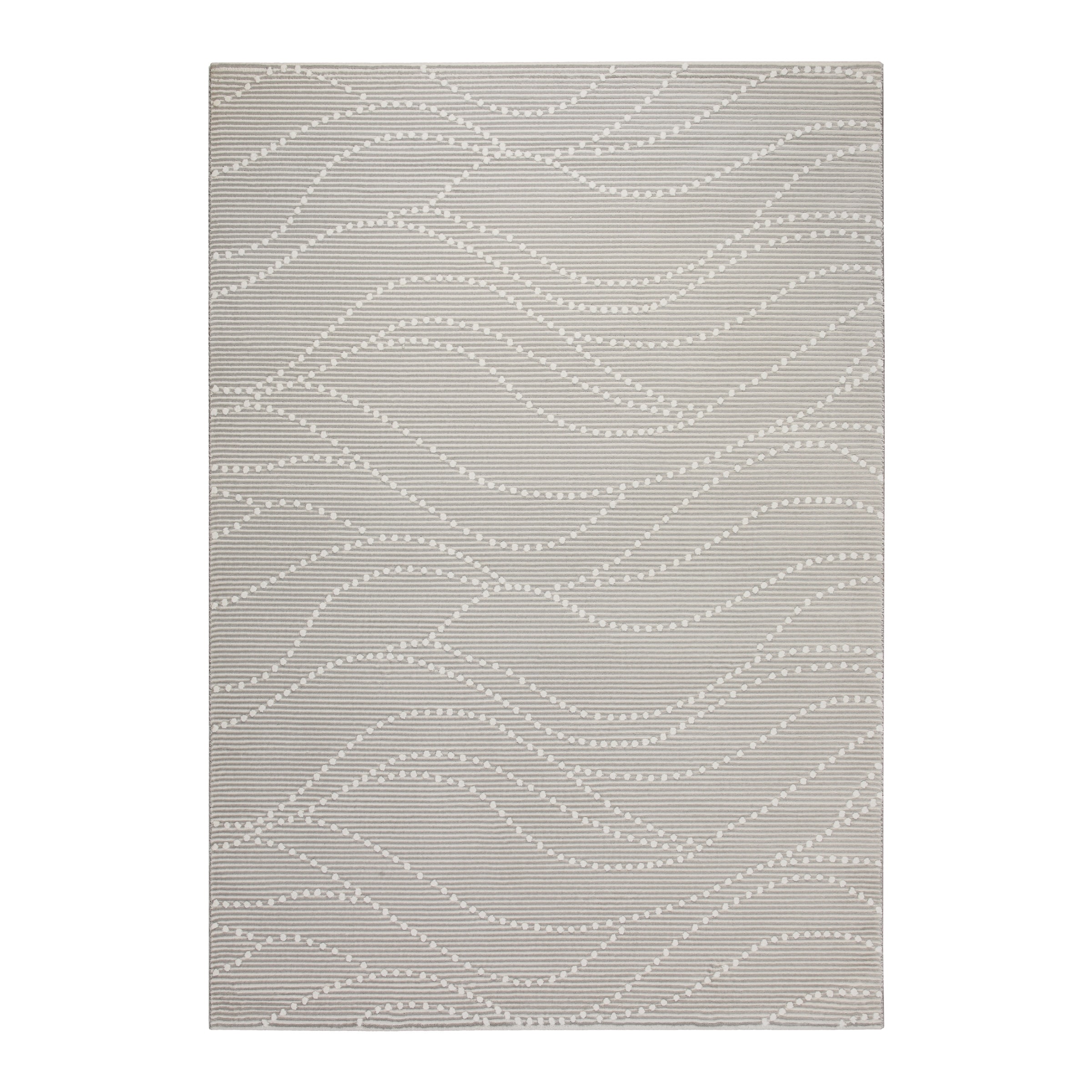 GOODproduct Teppich »Adlee« rechteckig 12 mm Höhe Kurzflorteppich, gewebt, geometrisch, Wohnzimmer, modern, Punkte