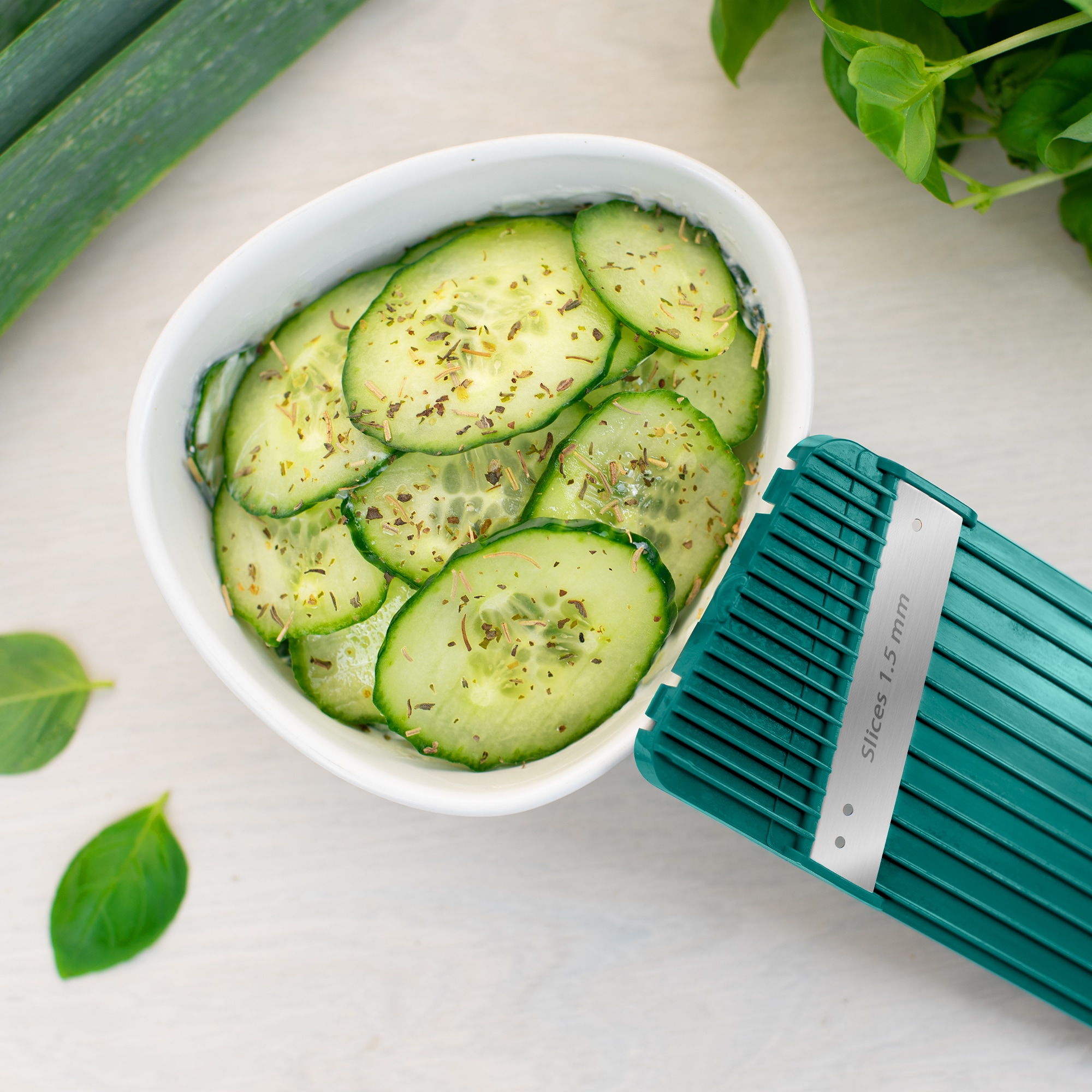 Genius Coupe-légumes »Nicer Dicer Mando, Zerkleiner, 10-tlg.« sicher und präzise