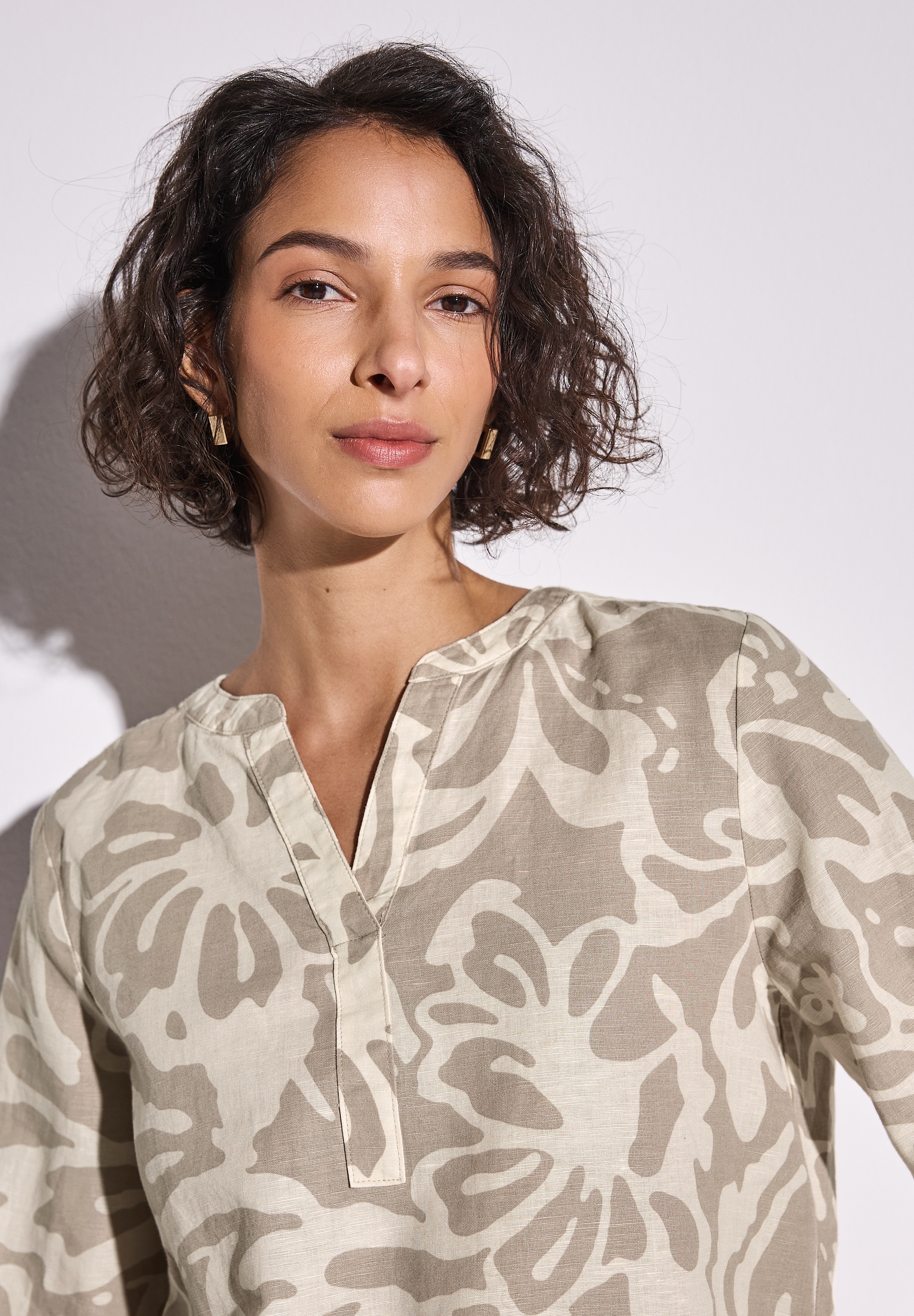 STREET ONE Klassische Bluse, mit All-Over Print