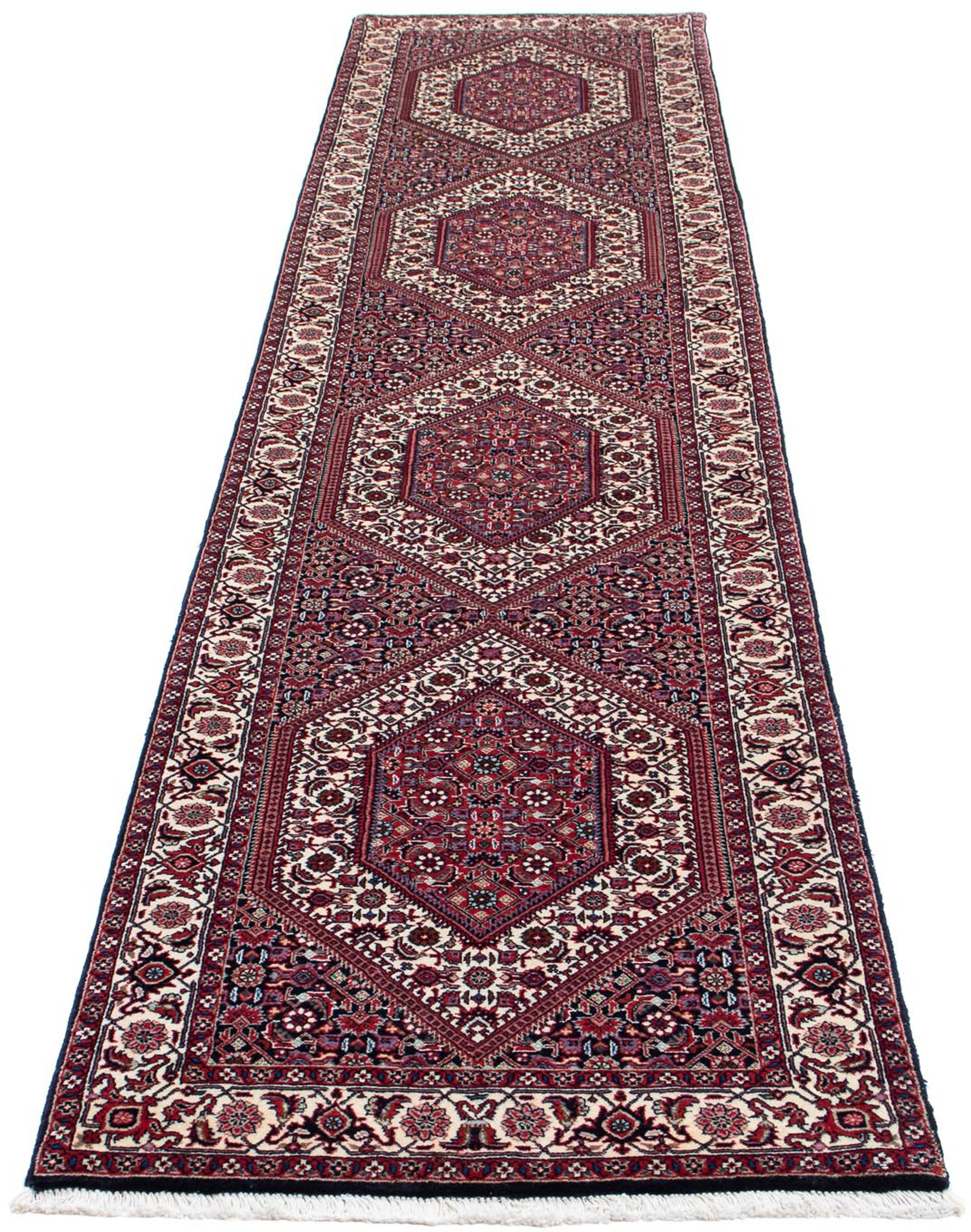Image of morgenland Orientteppich »Perser - Bidjar - 350 x 71 cm - mehrfarbig«, rechteckig, 15 mm Höhe, Wohnzimmer, Handgeknüpft, Einzelstück mit Zertifikat bei Ackermann Versand Schweiz