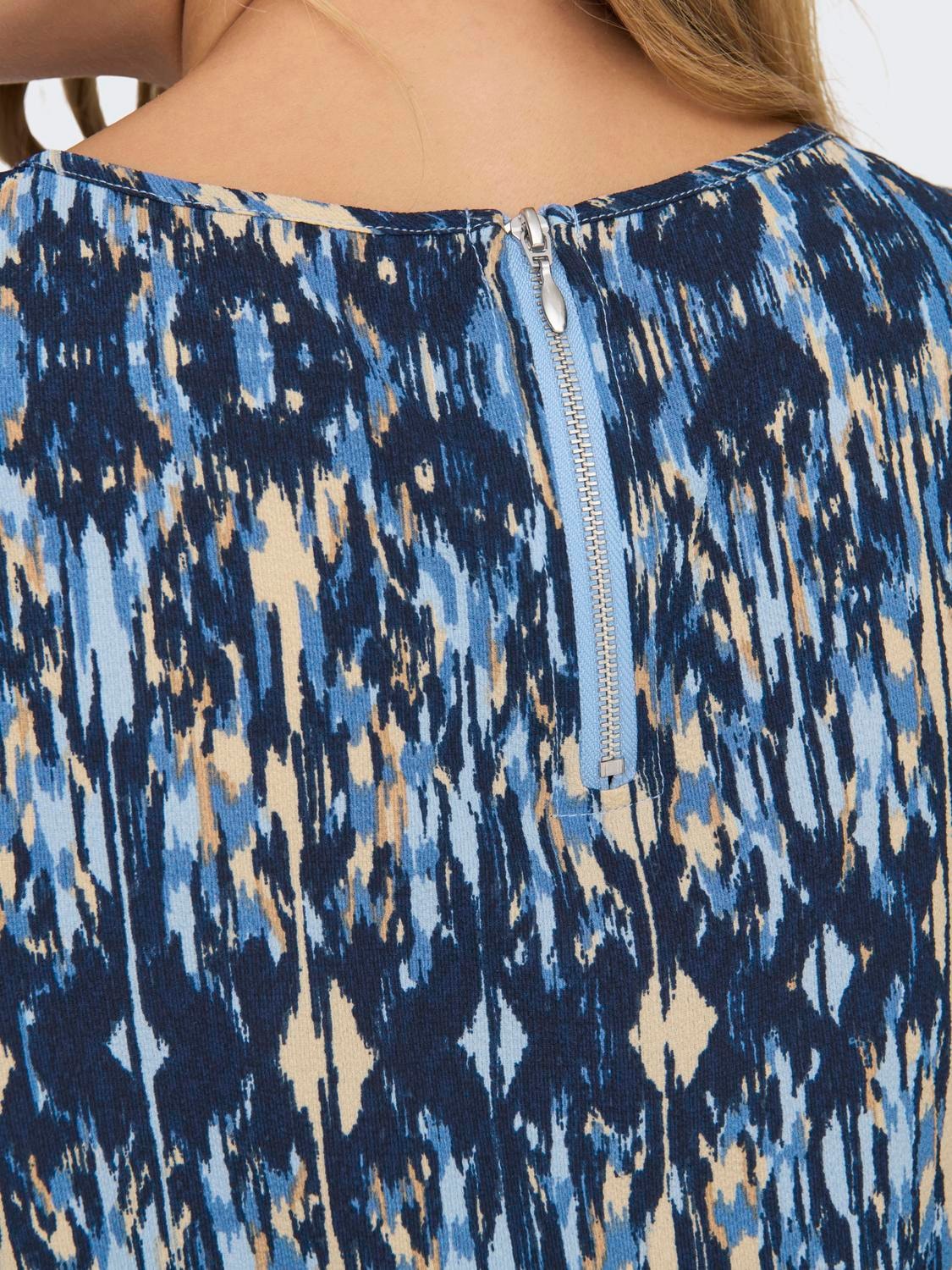 ONLY Shirtbluse »ONLVIC S/S AOP TOP NOOS PTM«, mit Allover Druck