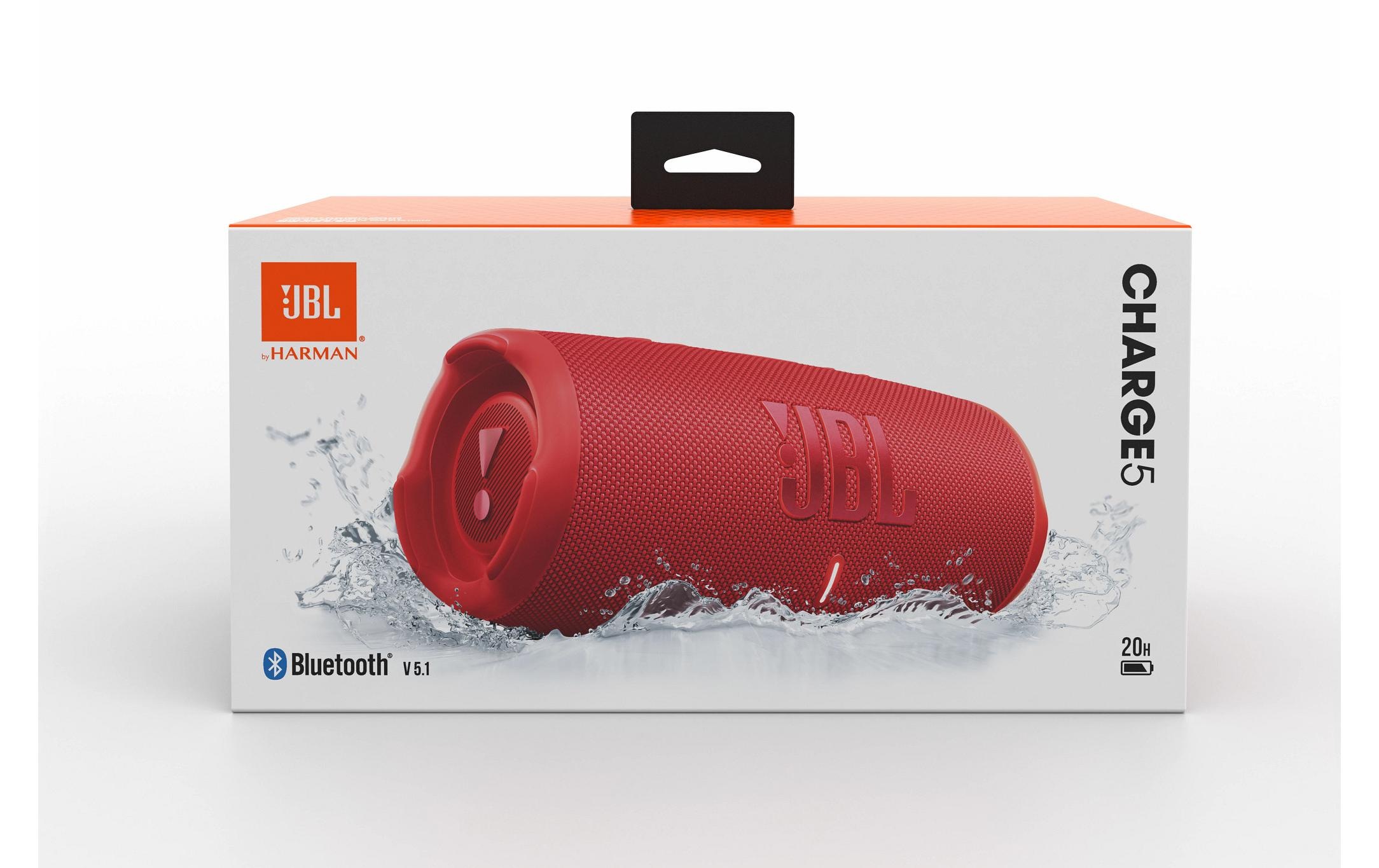 JBL Bluetooth-Speaker »Charge 5 Rot«