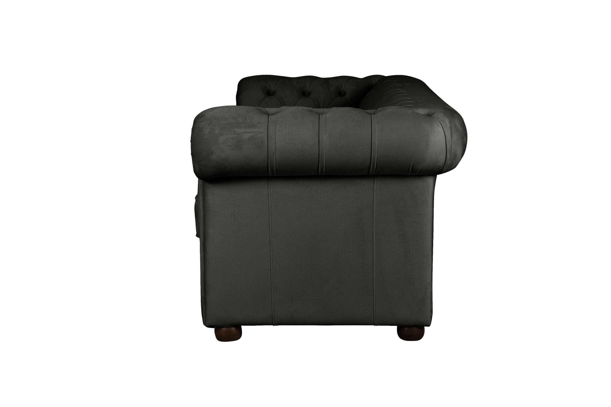 Home affaire Sessel »CHARENTE, Chesterfield, Wellenfederung, Masse B/T/H: 105/89/74 cm«, mit edler Knopfheftung und typischen Armlehnen