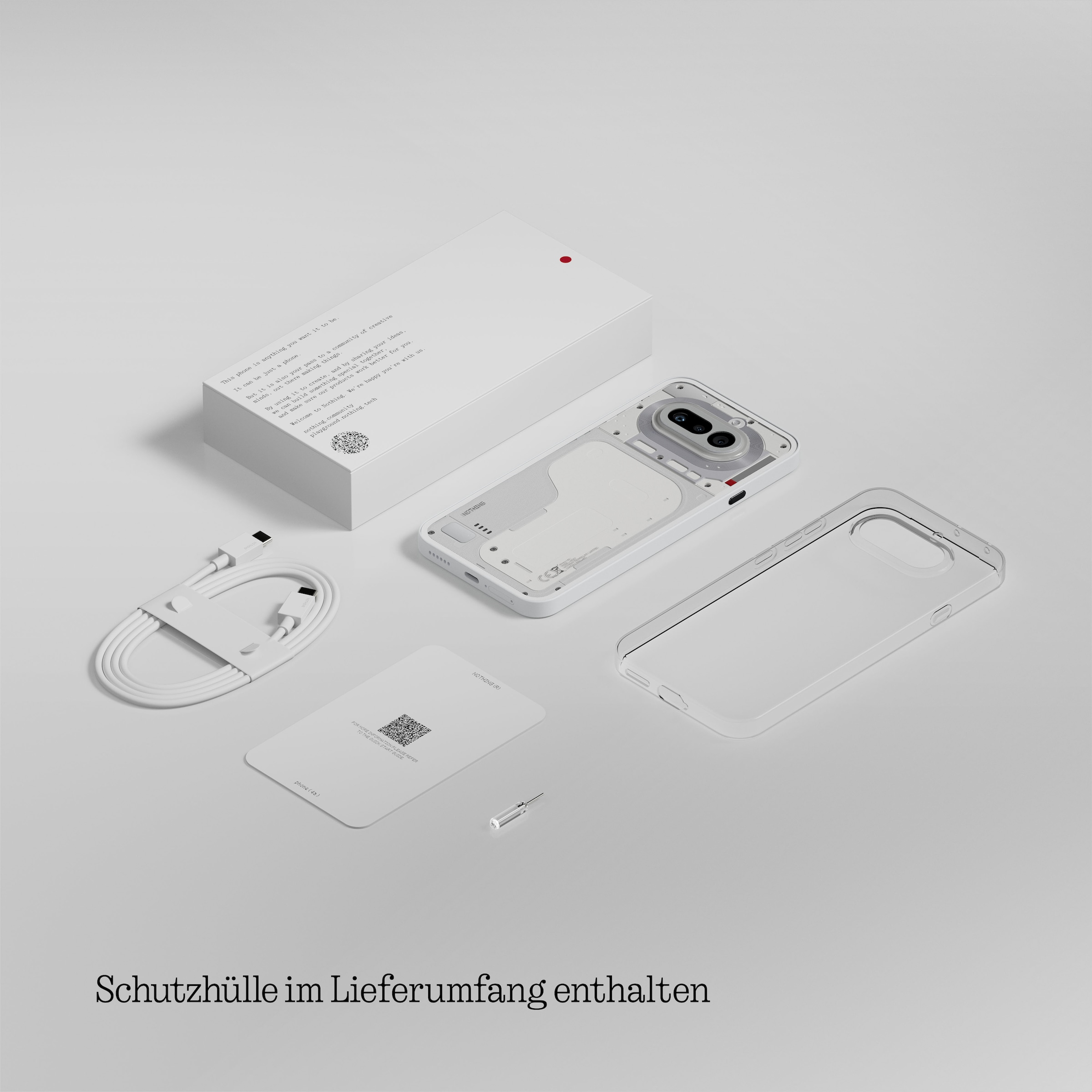 NOTHING Smartphone »Phone (4a)« weiss