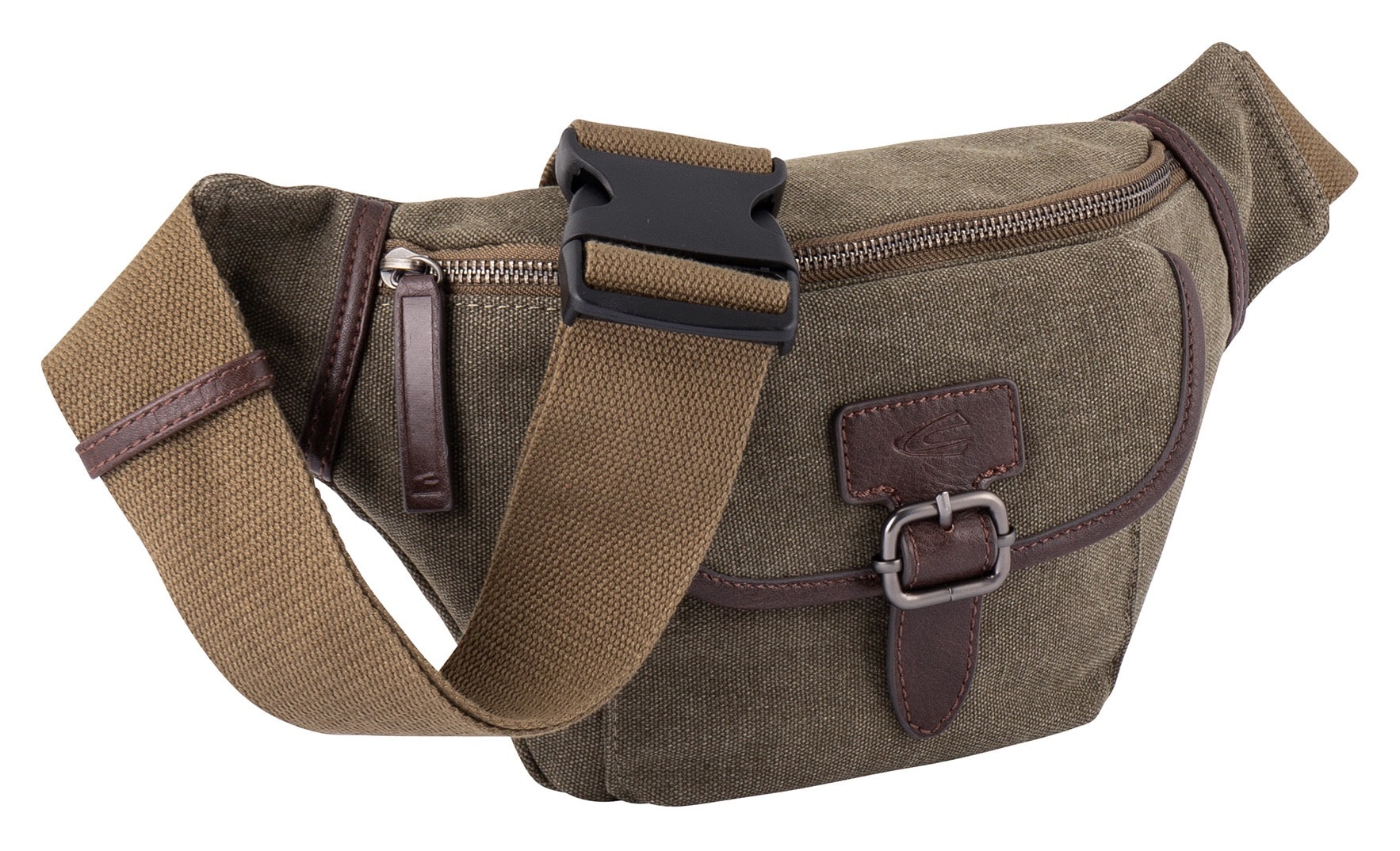 Bauchtasche »MOUNTAIN Belt bag«, mit modischen Lederapplikationen