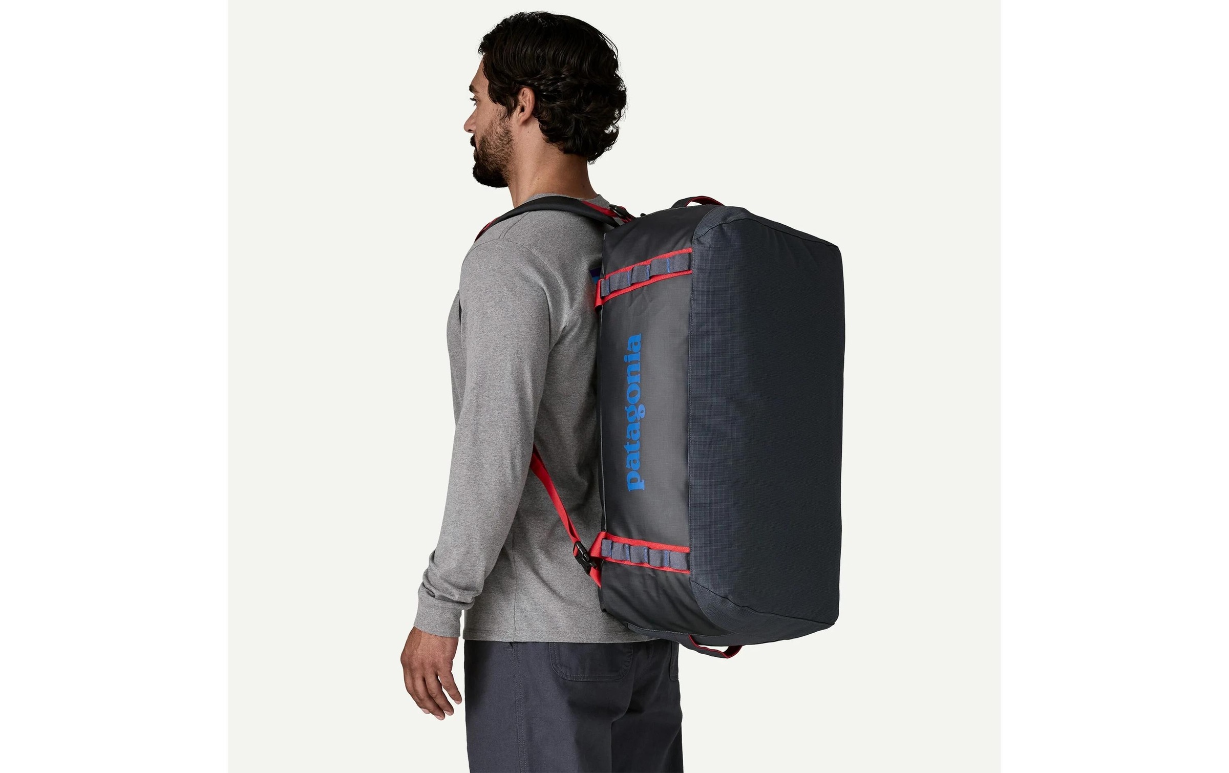 Image of Patagonia Reisetasche "Black Hole 40 l Textil Amanita Red Smolder Blue"
