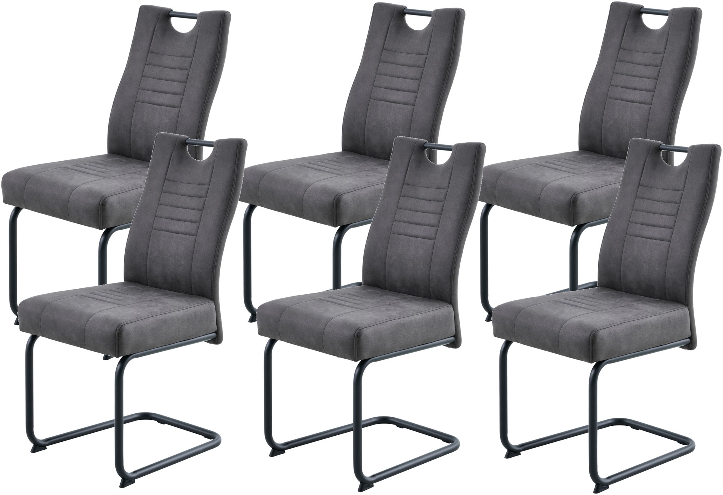 Image of GOODproduct Freischwinger "Altona" (Set) 6 Stk.Federkern und Griff, 140 Kg Belastbarkeit, 2er und 6er Set