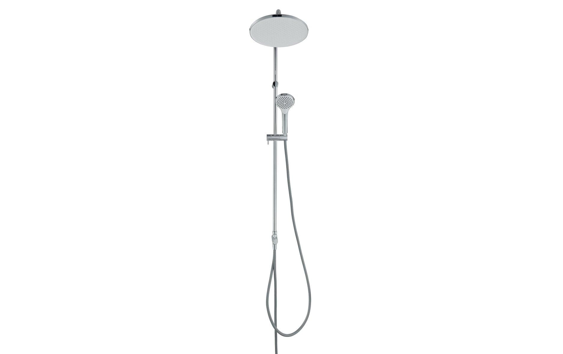 diaqua® Duschsystem »EXCLUSIVE, Fano« Verchromtes Duschsystem, 113 cm, 1 Jet/Jets, 76