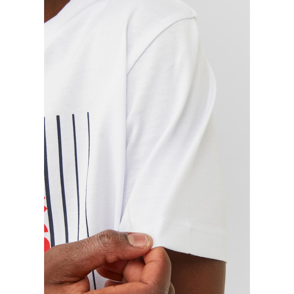 Jack & Jones Junior Kurzarmshirt »JJECORP LOGO TEE PLAY SS O-NECK NOOS JNR«