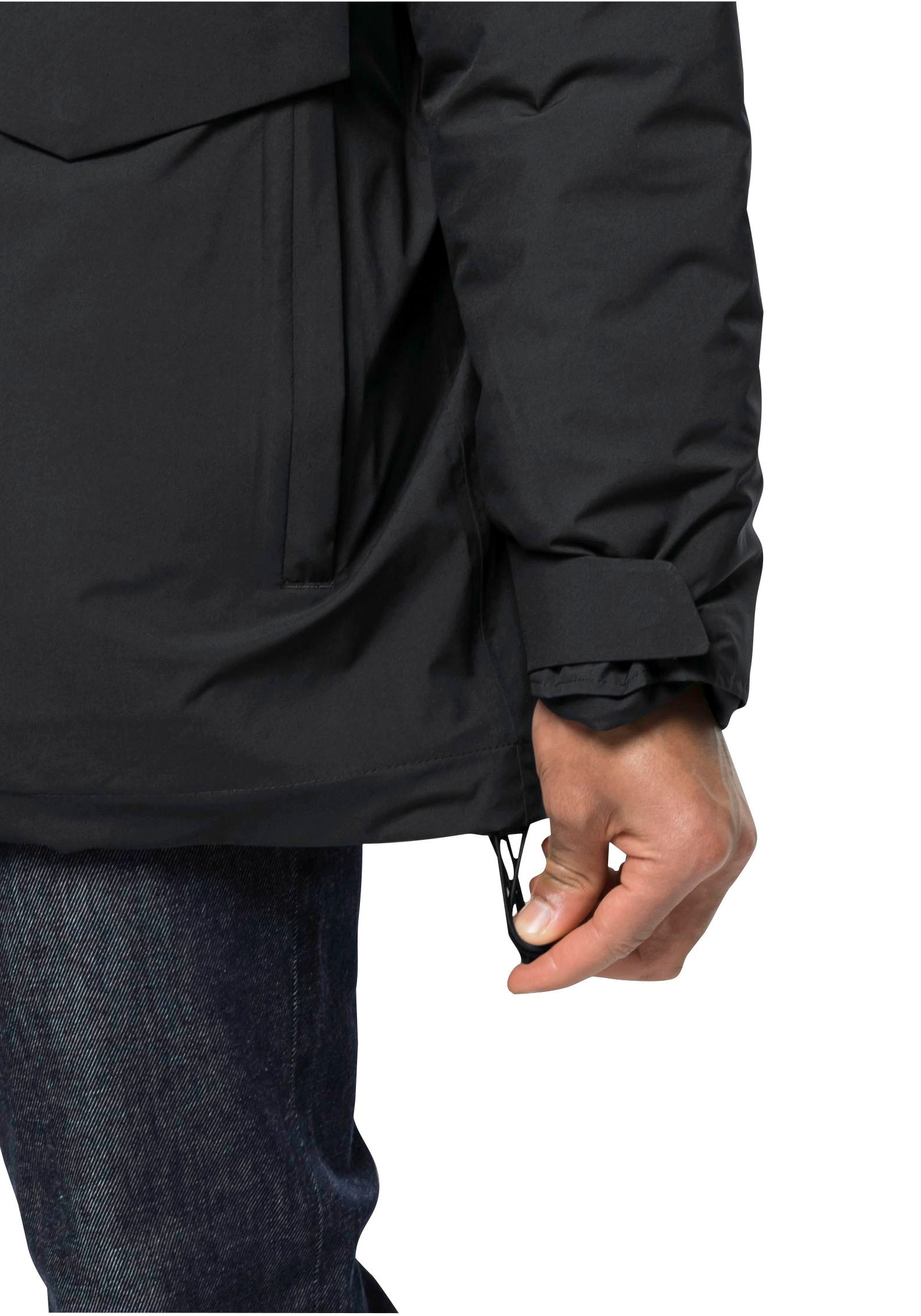 Jack Wolfskin Funktionsparka »KOENIGSBAU«, mit Kapuze, Wärmend, winddicht, Übergangsjacke