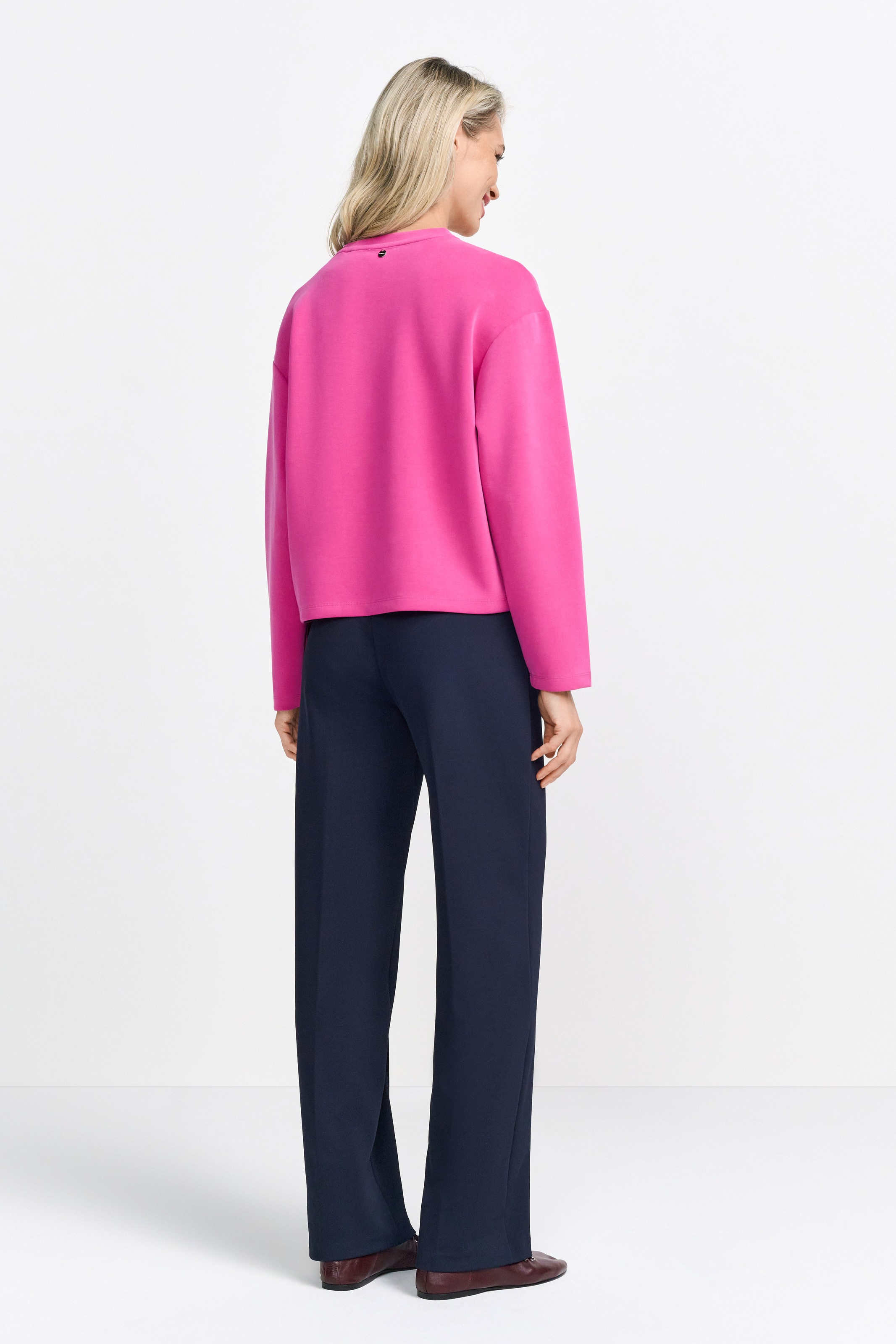RICHROYAL Sweatshirt »2409 T Peach Crew«, überschnittene Schultern, softer Griff, Rundhals