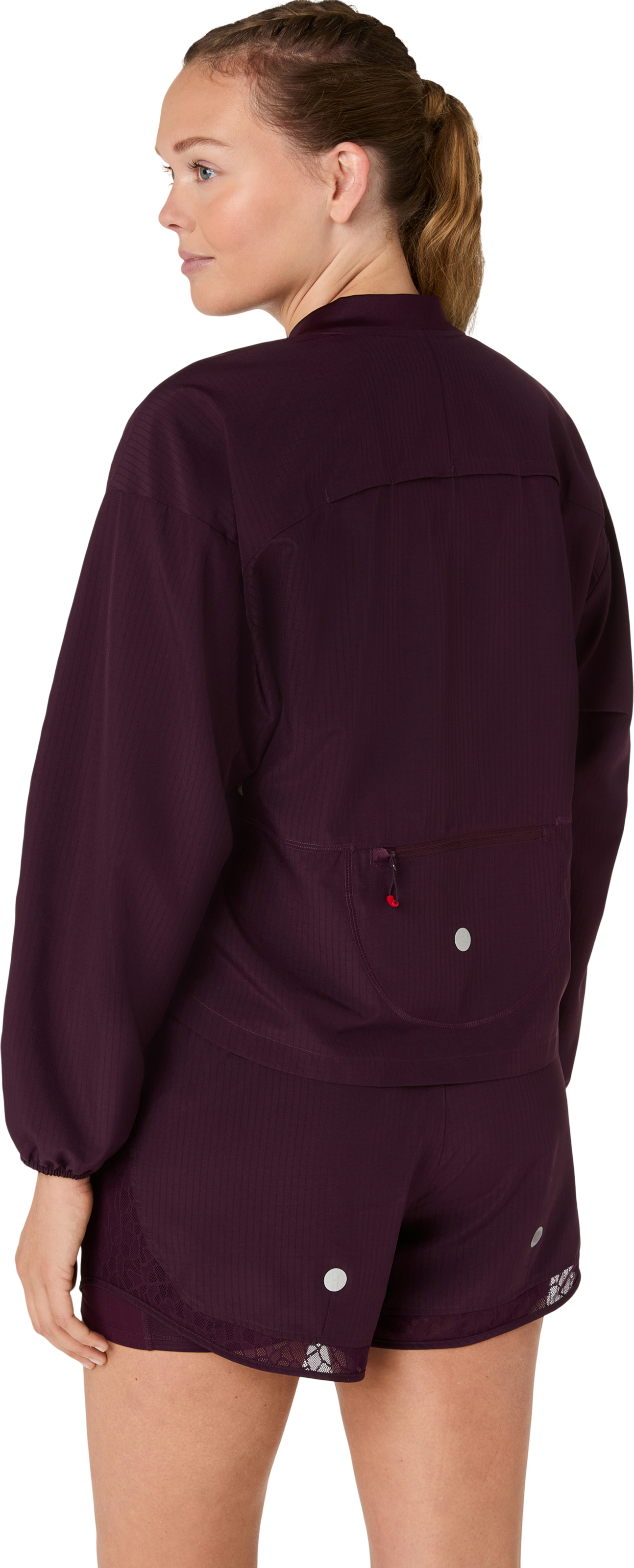 Asics Veste de course à pied Technologie ACTIBREEZE™, déperlante, respirante