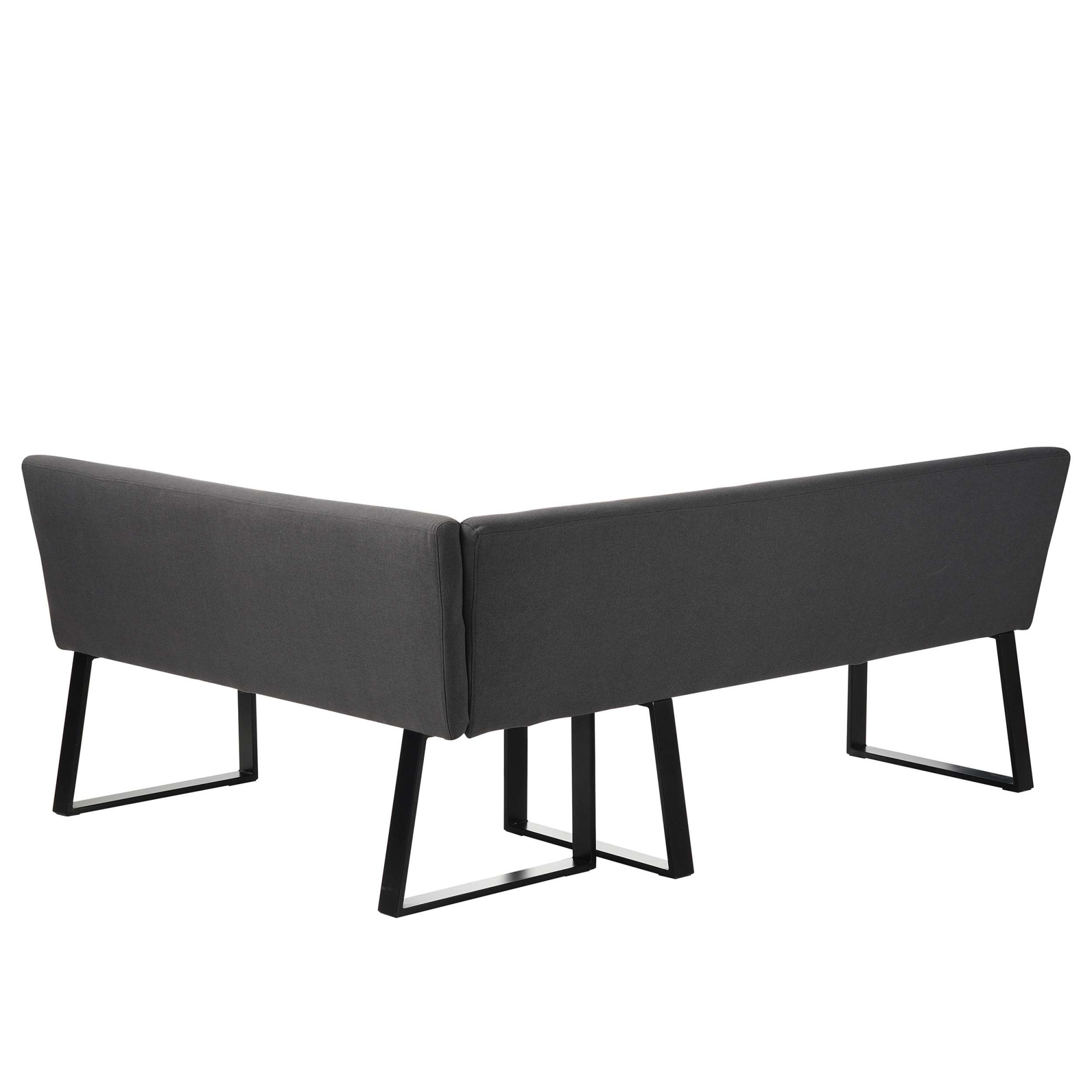 GOODproduct Eckbankgruppe »Barcell/Ivanna/Calgoty« Set, Eckbankgruppe mit Tisch, Eckbank, Stühle, 4 tlg. Sitzgruppe, Eckbank und Stühle bequem gepolstert, Tisch 120x80 cm