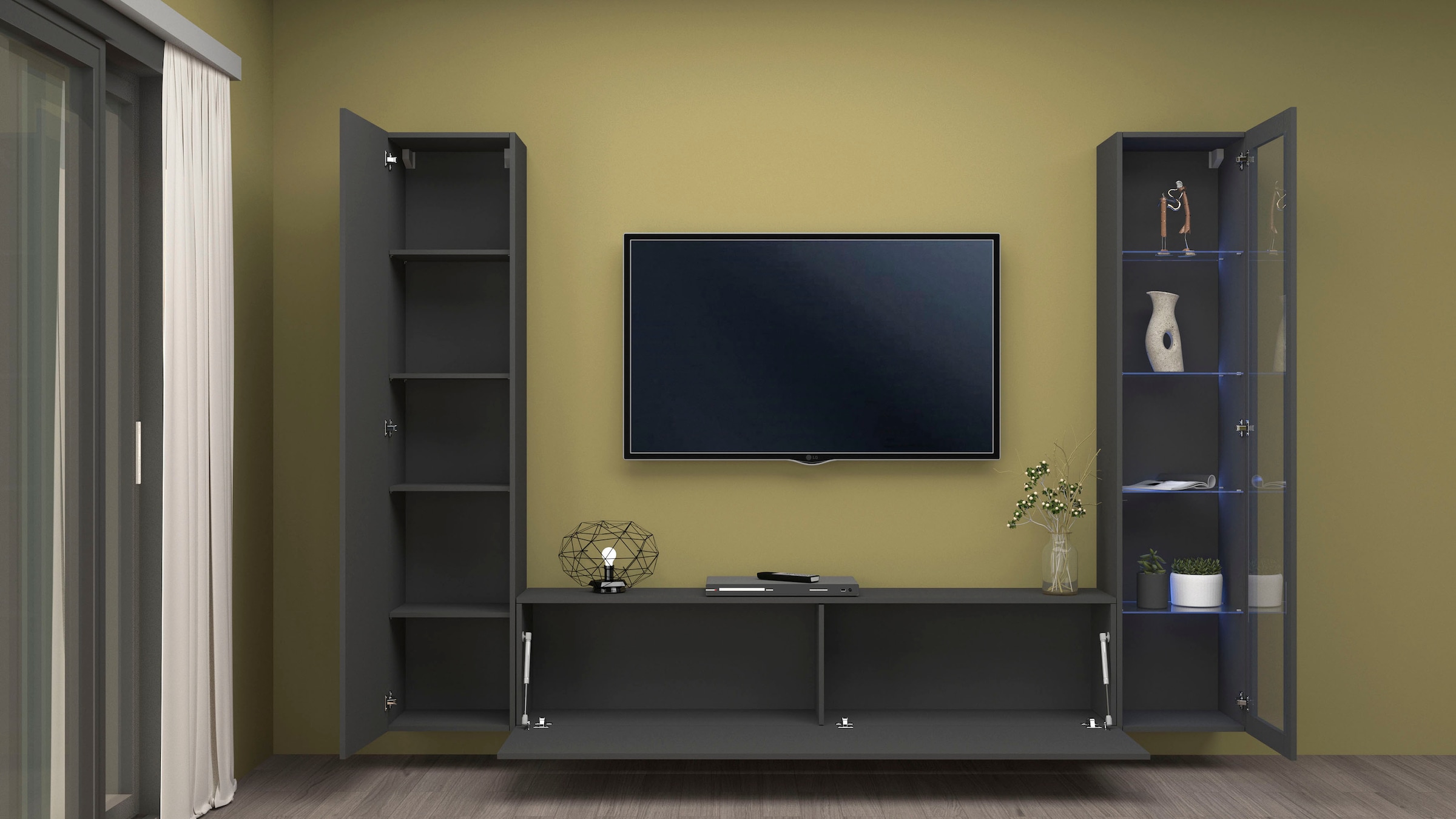 INOSIGN Wohnwand »Maruska« 1 Stk. tlg.