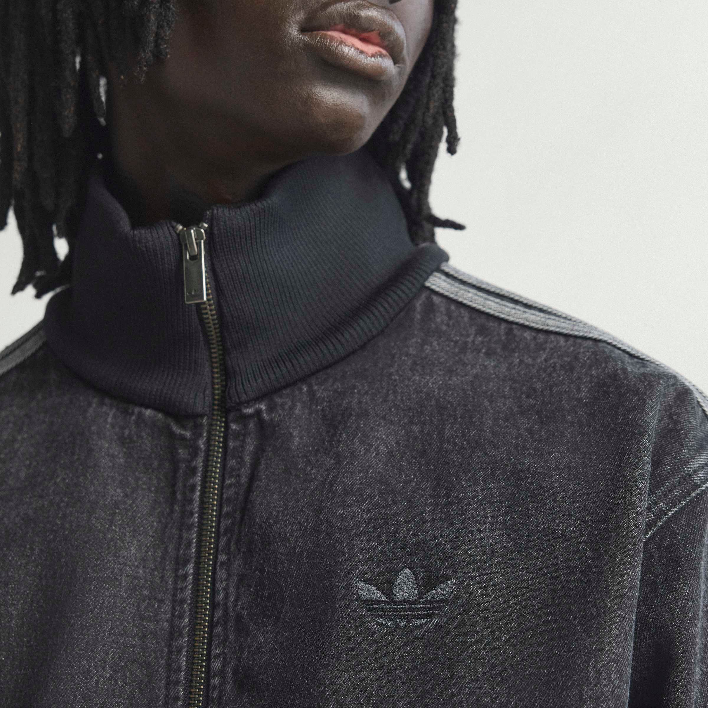 adidas Originals Jeansjacke »DENIM FB TT« mit Reissverschluss, aus Baumwolle