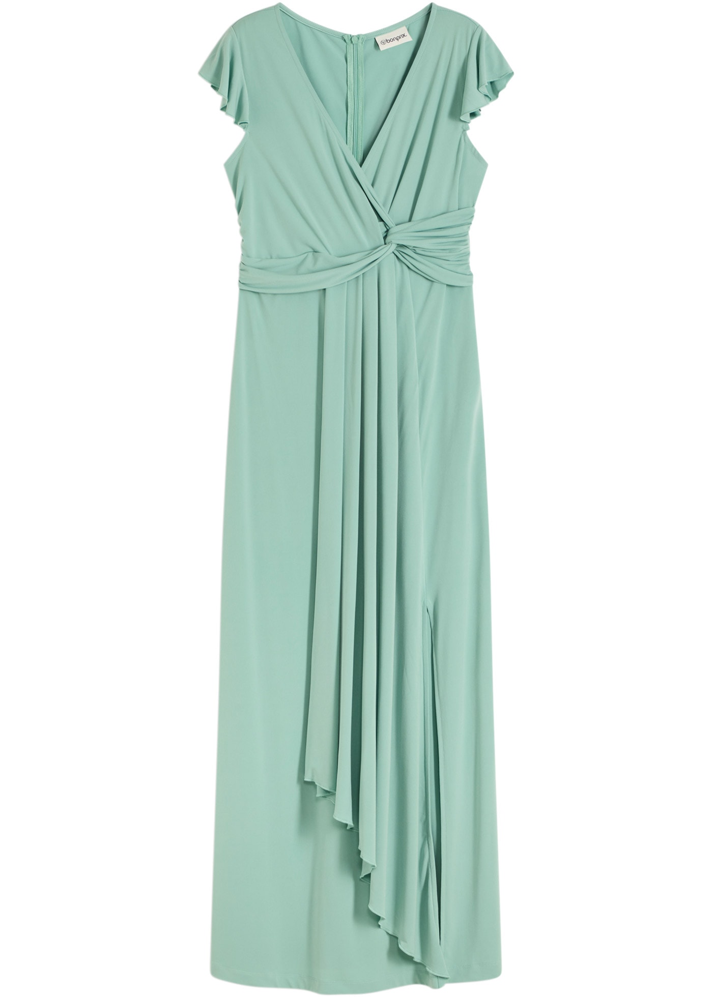 bonprix Maxi robe für festliche Anlässe, mit kurzem Arm und Mini-Flügelärmel