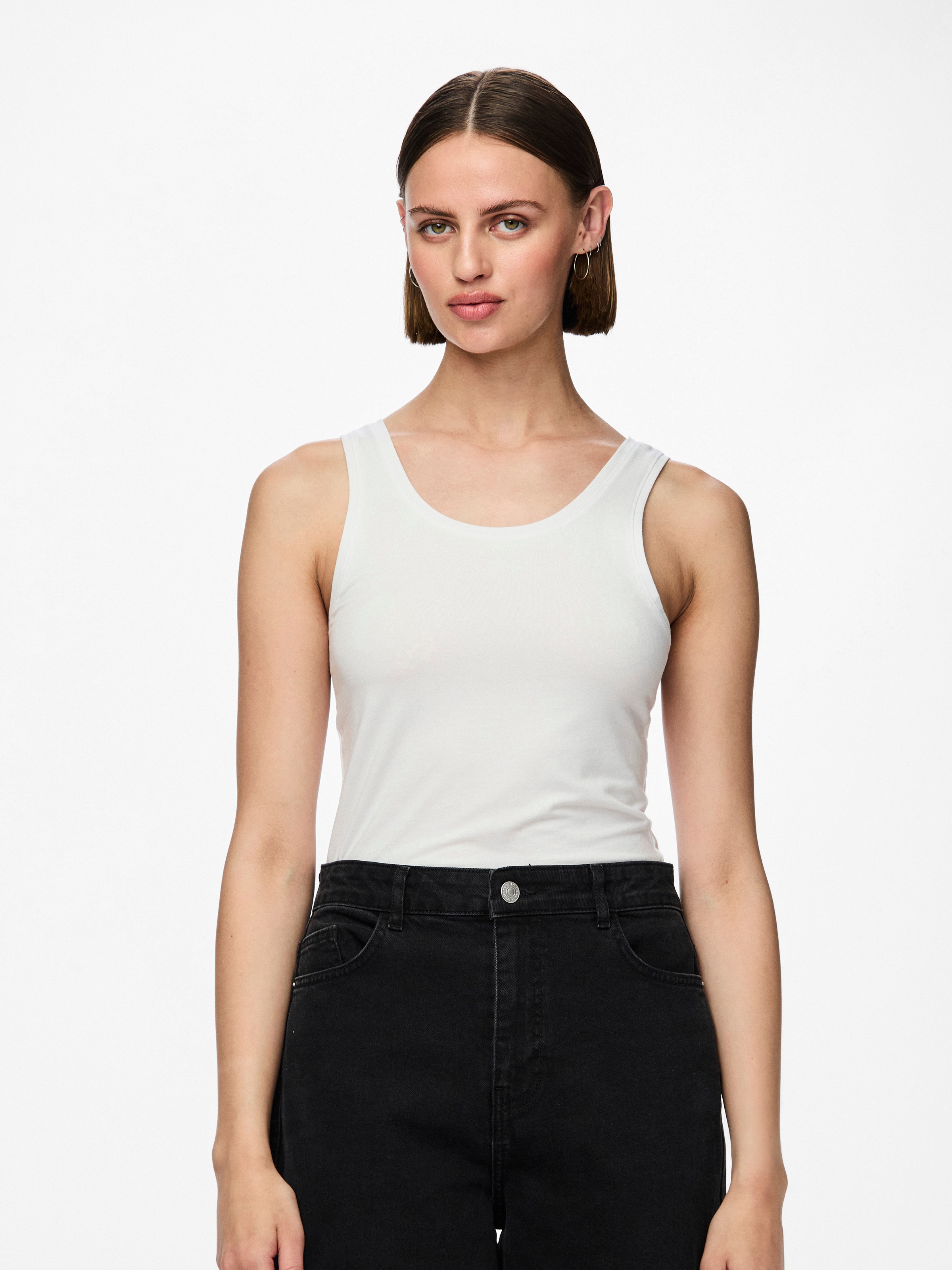 Image of pieces Tanktop "PCSIRENE TANK TOP JRS NOOS" Baumwollmischung, slim fit