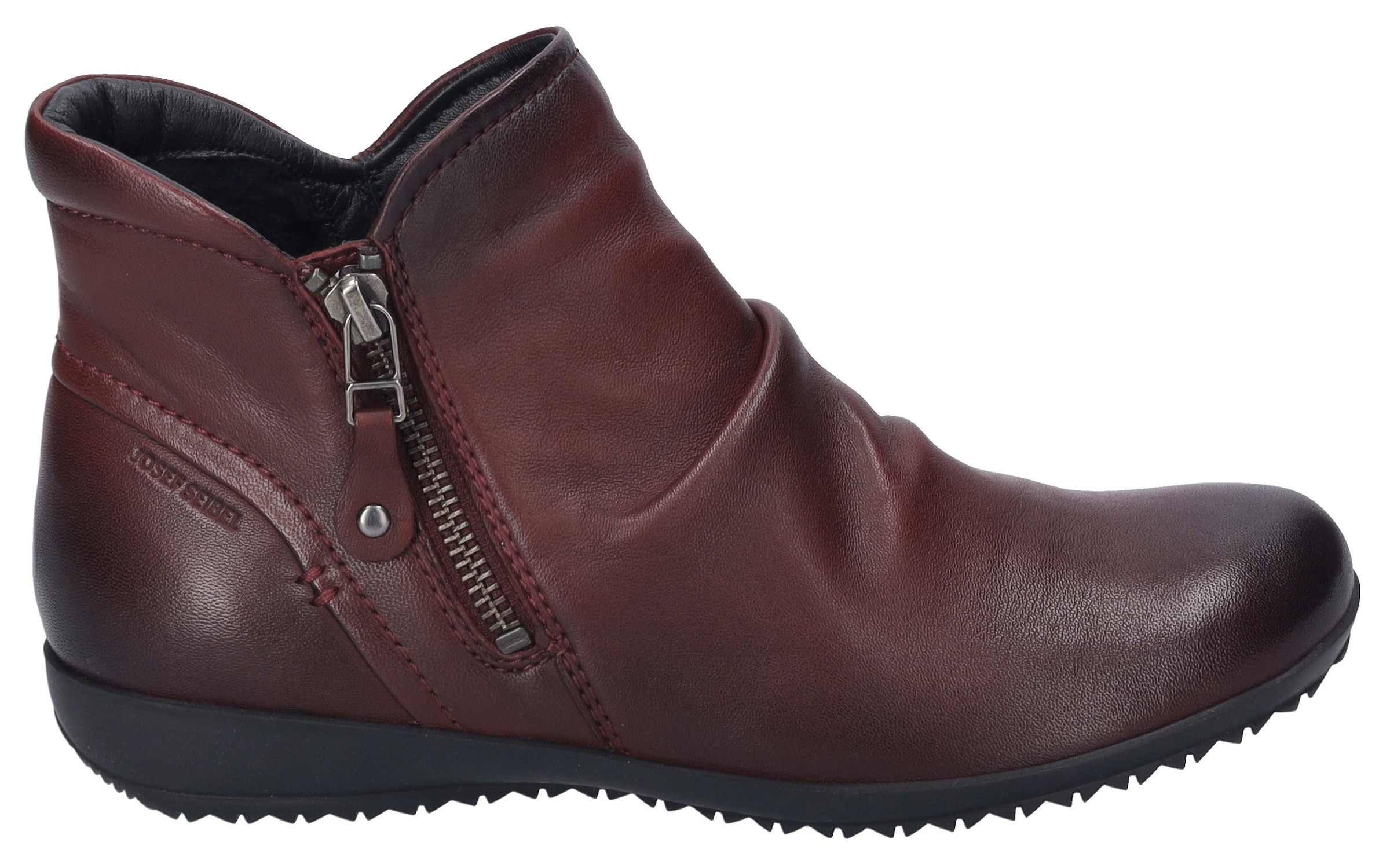 Josef Seibel Schlupfboots »Naly 41«, Stiefelette, Komfortschuh mit gerafftem Schaft