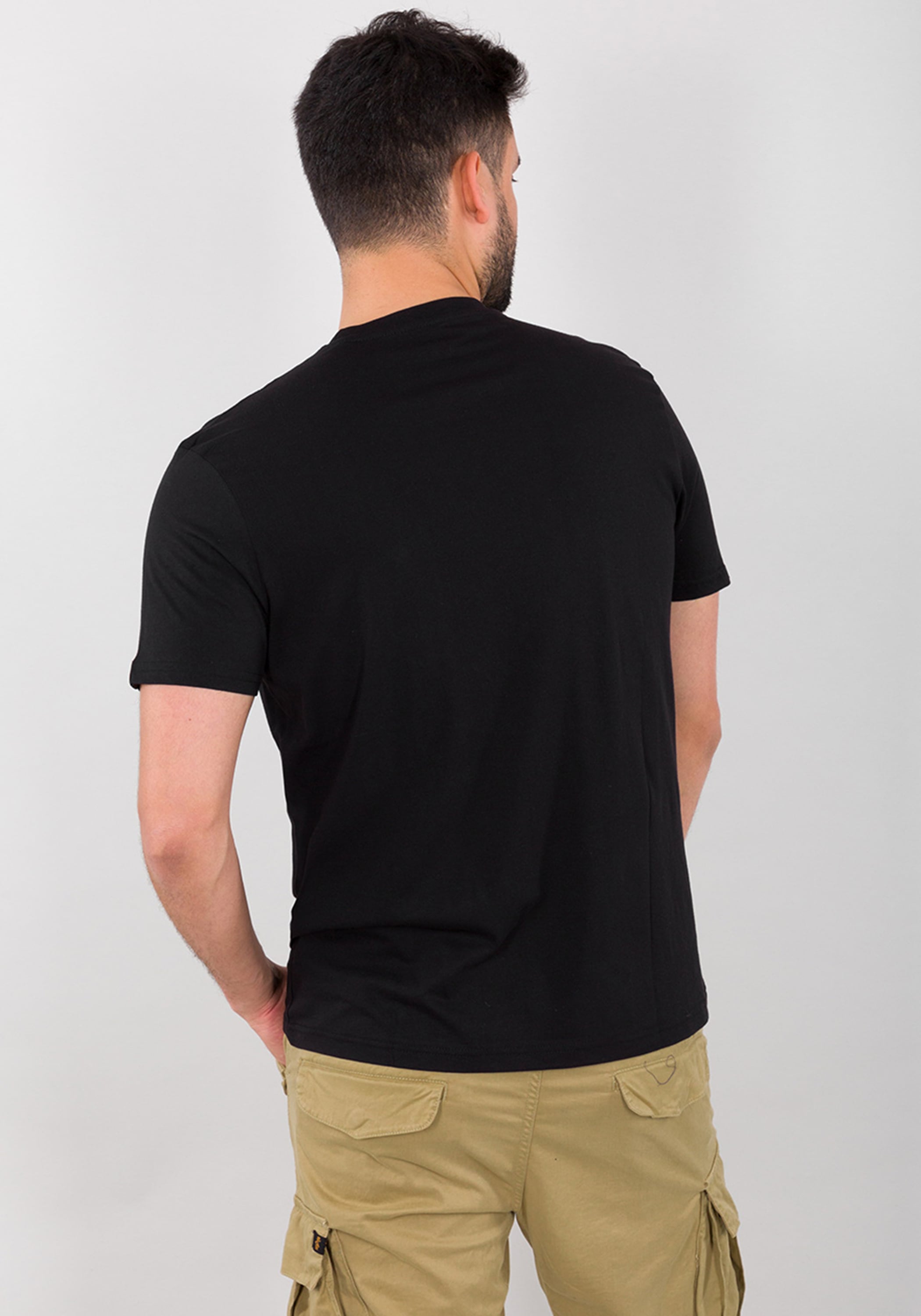 Image of Alpha Industries T-Shirt "Block Logo T-Shirt"