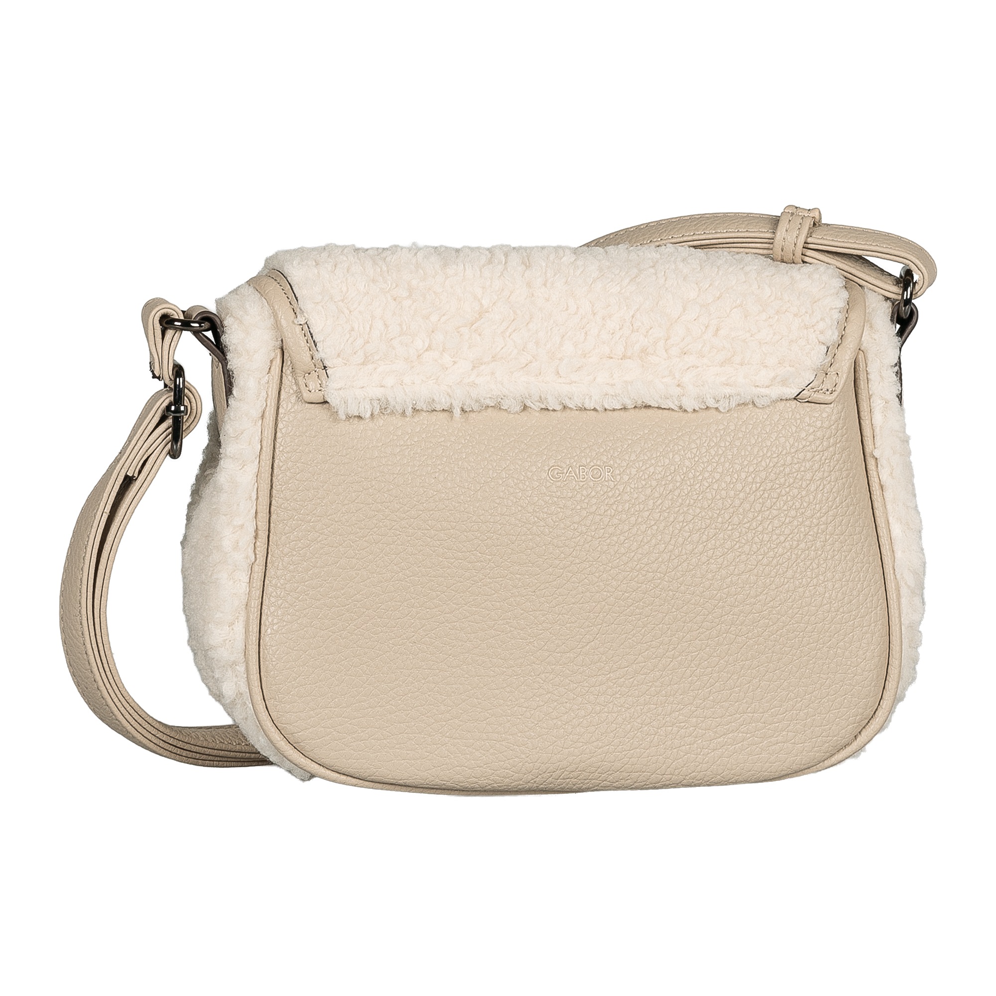Gabor Umhängetasche »Granada Fur« Damen Schultertasche in Plüsch-Optik