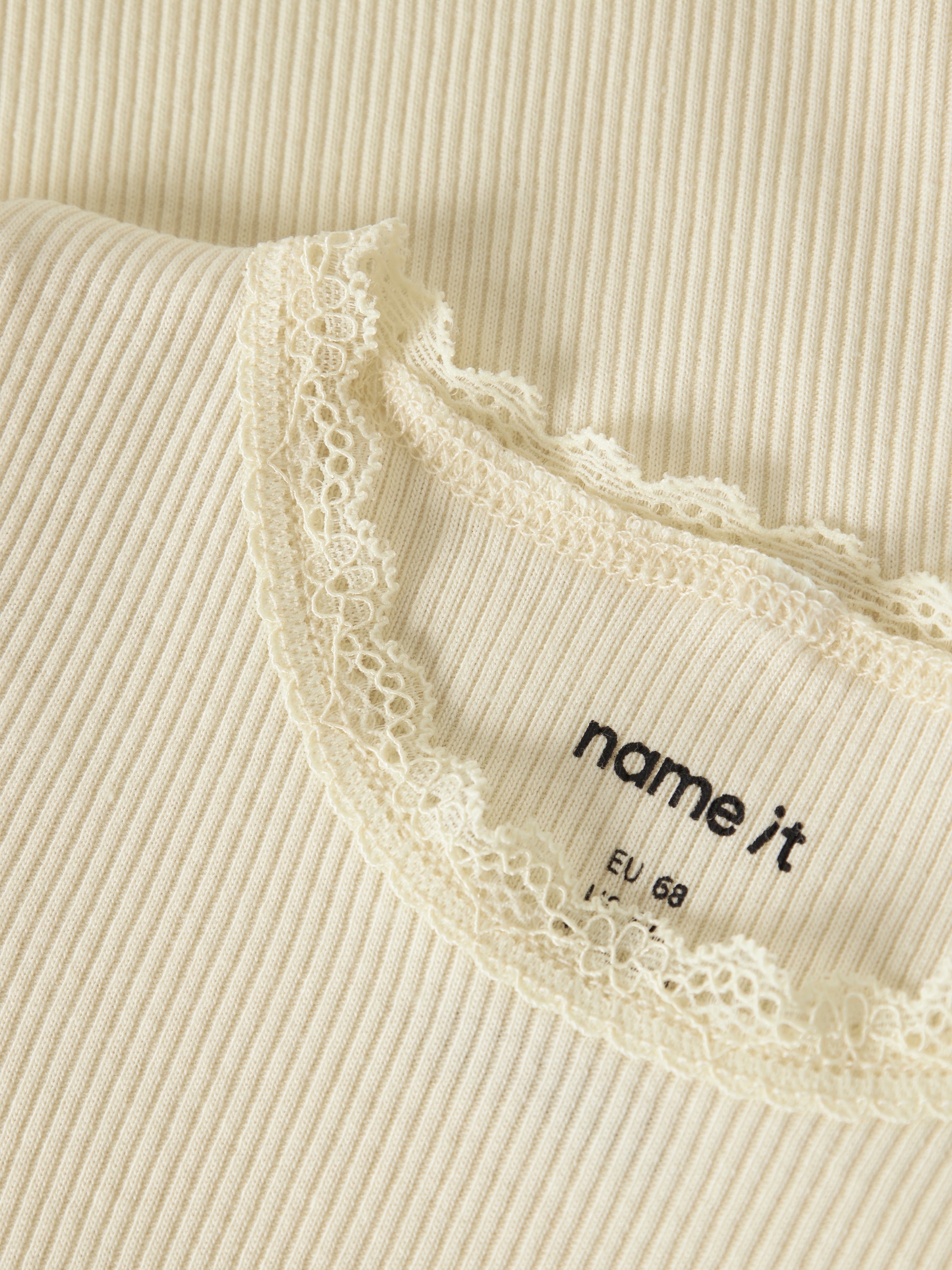 Name It Body à manches courtes »NBFKAB SS BODY NOOS« mélange de coton, manches courtes
