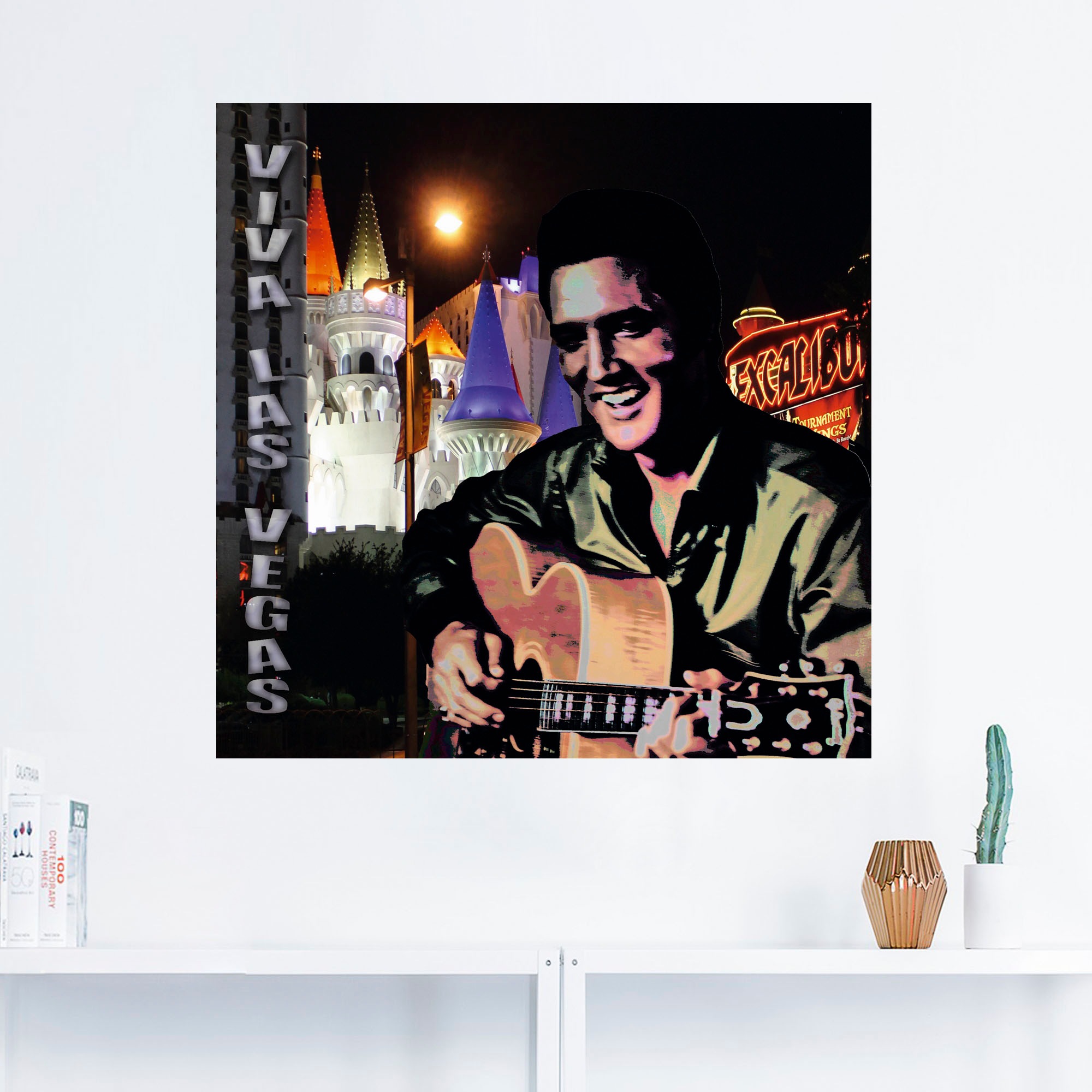 Artland Wandbild »Legends - Elvis II«, (1 St.), als Alubild, Leinwandbild, Wandaufkleber oder Poster in versch. Grössen