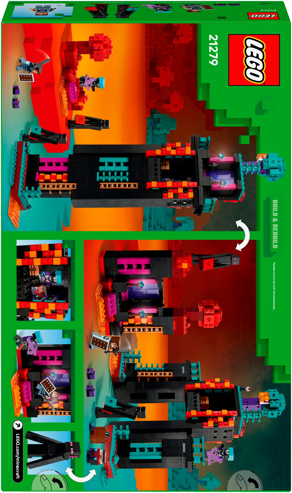 LEGO® Konstruktionsspielsteine »Der Enderman-Turm (21279), LEGO Minecraft« Made in Europe