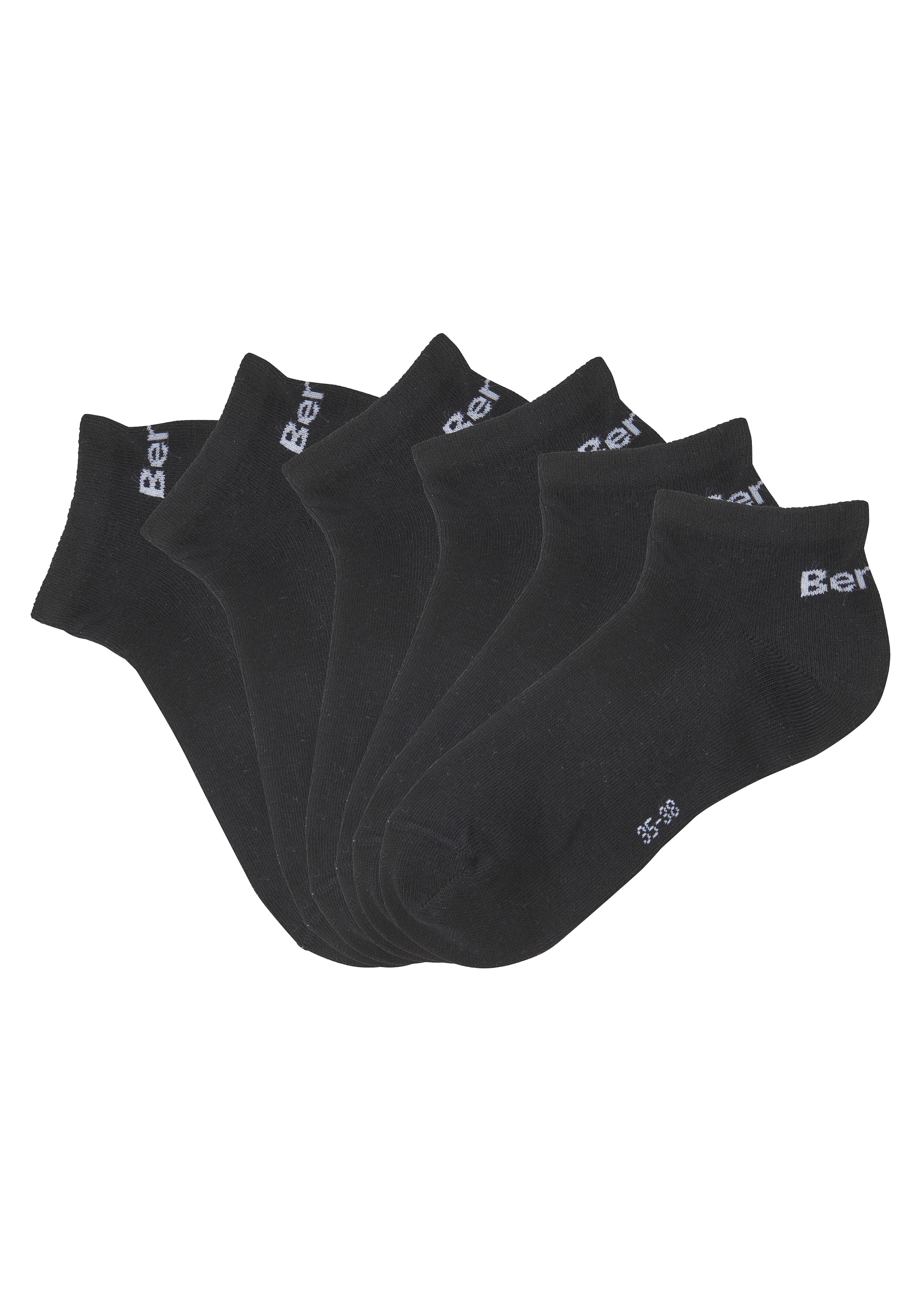 Bench. Chaussettes de baskets »für Damen und Herren in Baumwollmischung, für Sport und Freizeit« Paquet, 6 Couple tlg. avec inscription logo classique, sans éponge
