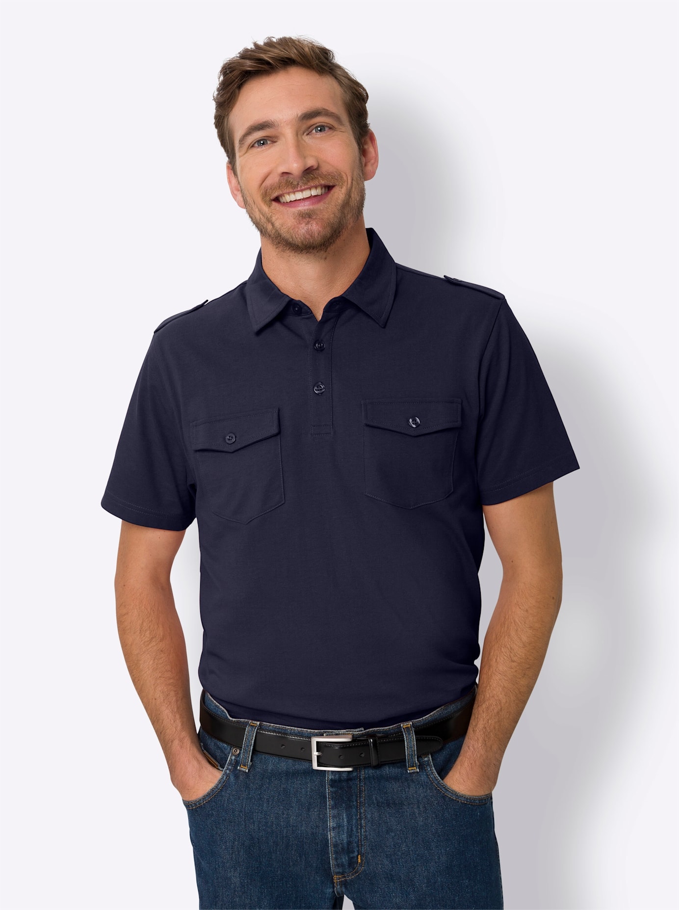 Classic "Kurzarm-Poloshirt" 1 Stk.
