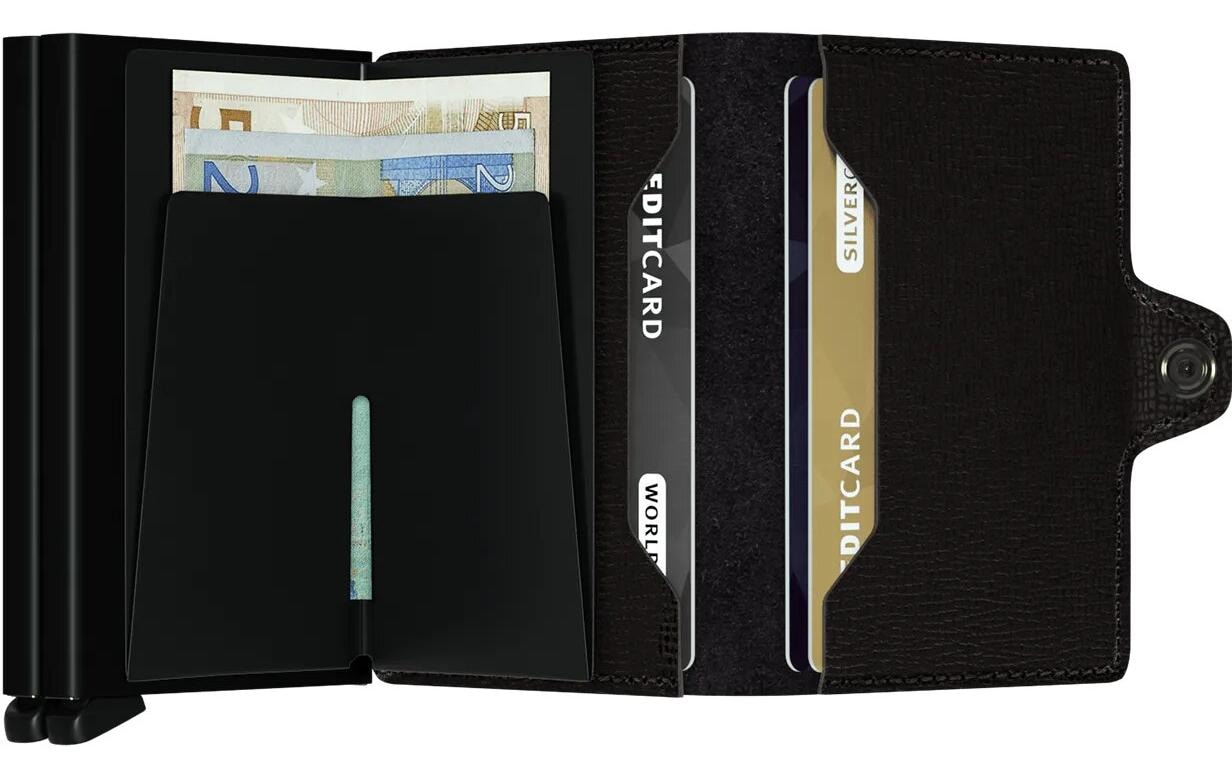 SECRID Geldbörse »Twinwallet Crisple Black«