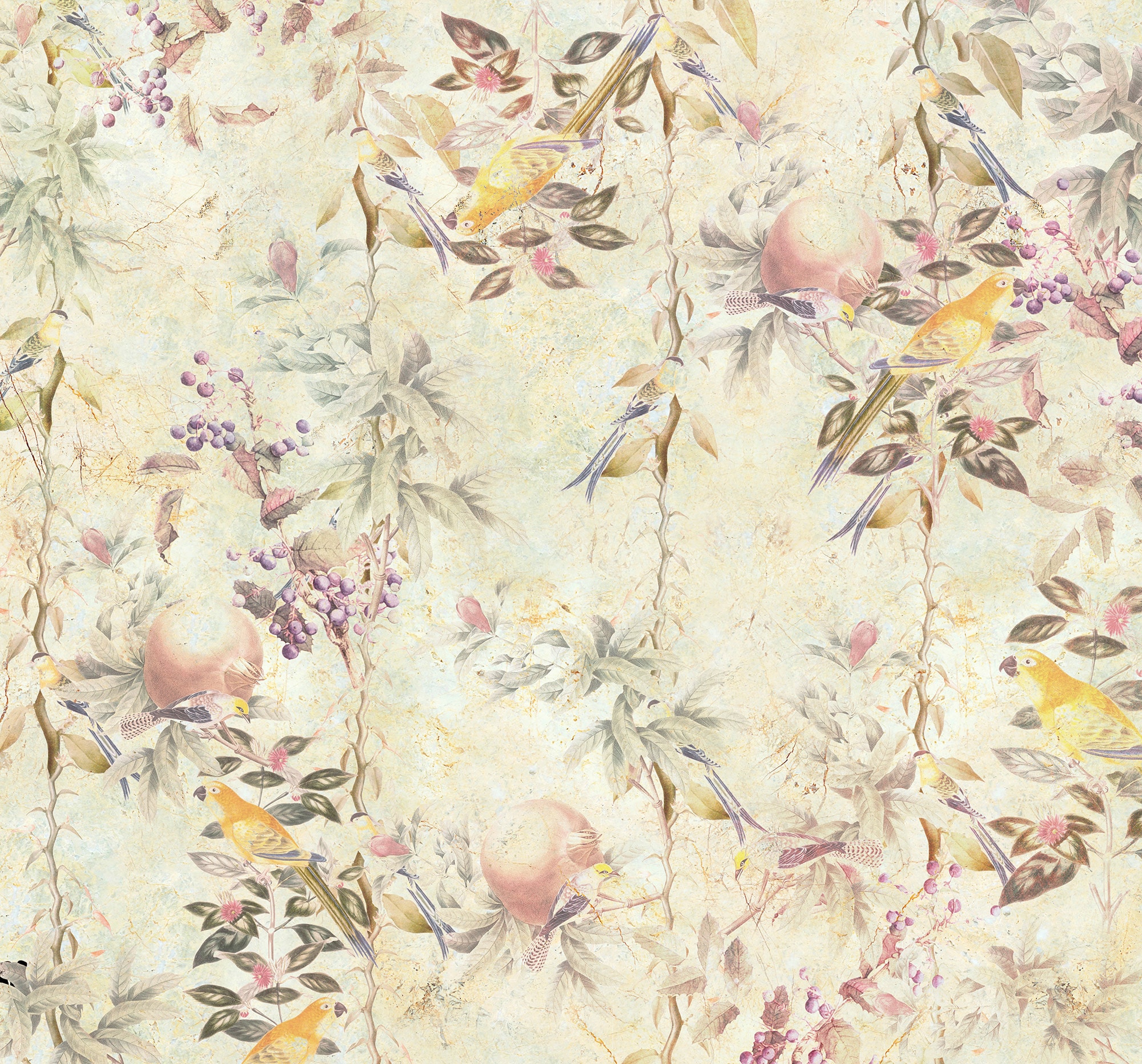 Image of Komar Vliestapete "Digitaldruck Vlies - Cosy Bohemian - Grösse 300 x 280 cm" bedruckt glatt Wohnzimmer, Schlafzimmer