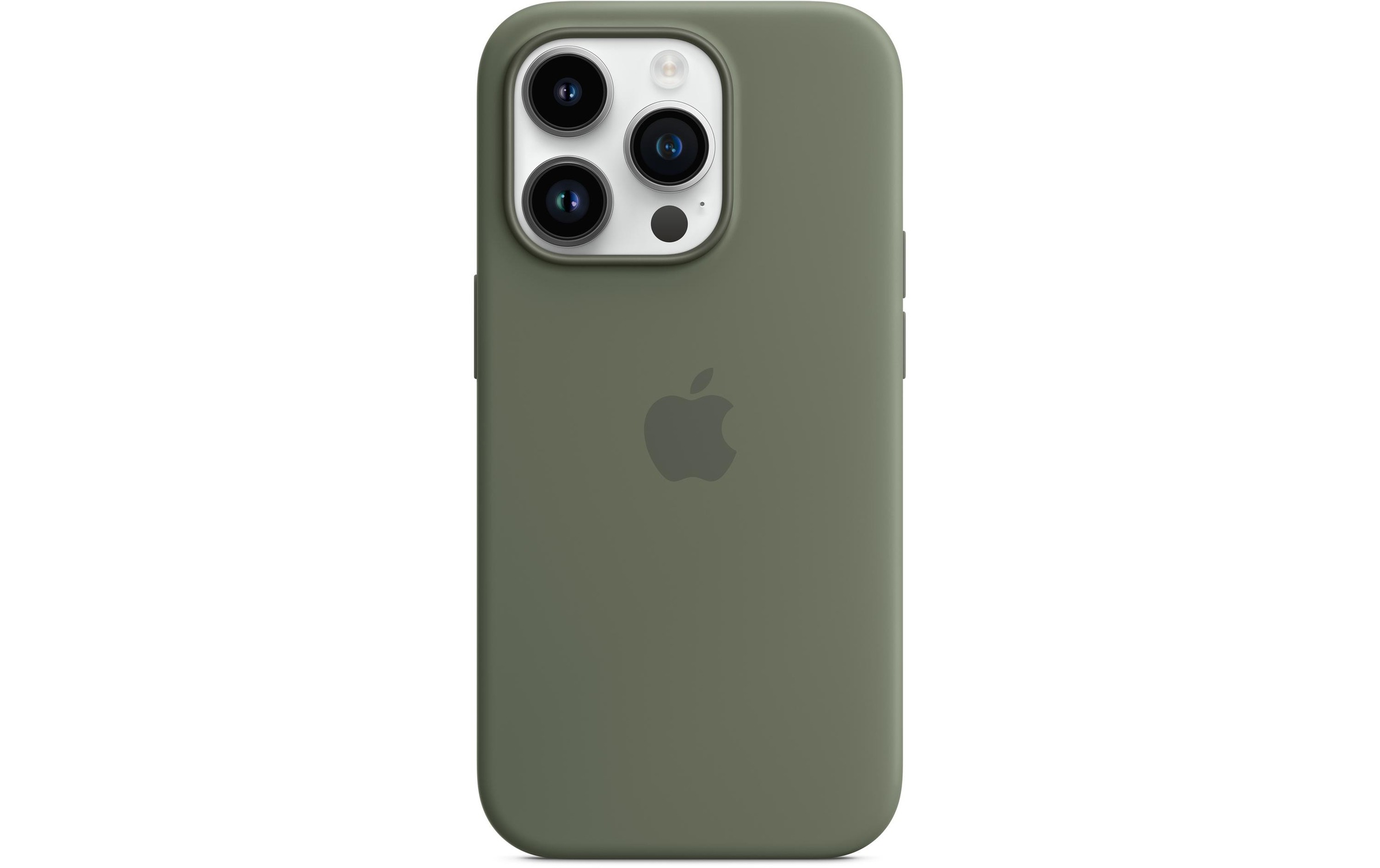 Apple Smartphone-Hülle »Apple iPhone 14 Pro Silicone Case Olive«, iPhone 14 Pro, MQUH3ZM/A