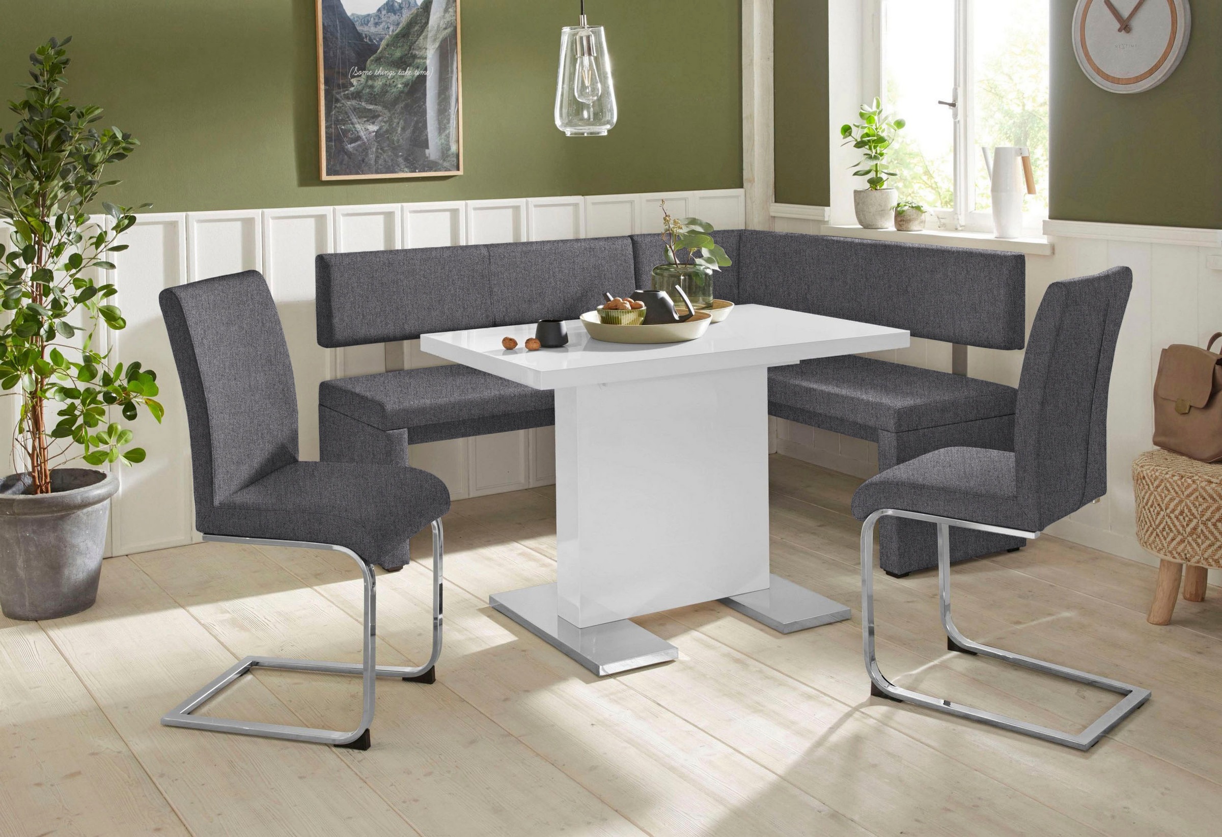 OTTO home Freischwinger "Charissa" (Set) 2 Stk.Bezug in verschiedenen Qualitäten, maximale Belastbarkeit 120 kg