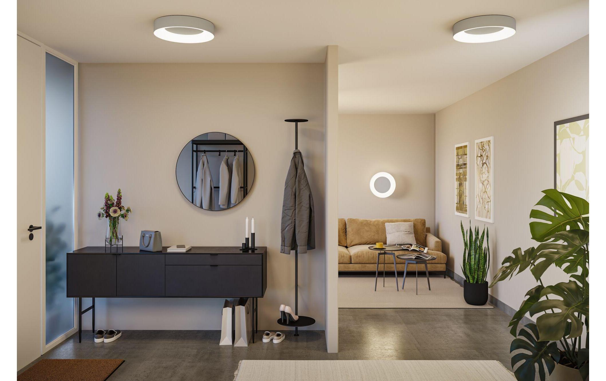 Paulmann Deckenleuchte »Deckenleuchte Casca IP44, Alu matt« LED-Modul RGB | warmweiss - kaltweiss