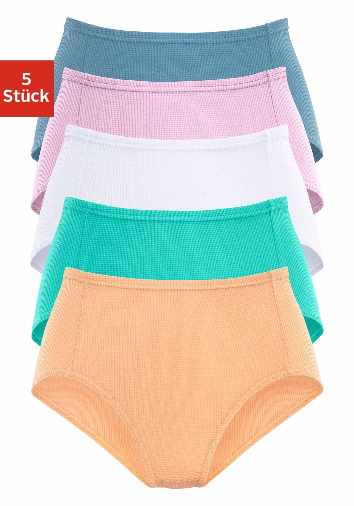 Image of petite fleur Taillenslip, (Packung, 5 St., 5er-Pack), aus weicher Pikee-Qualität bei Ackermann Versand Schweiz